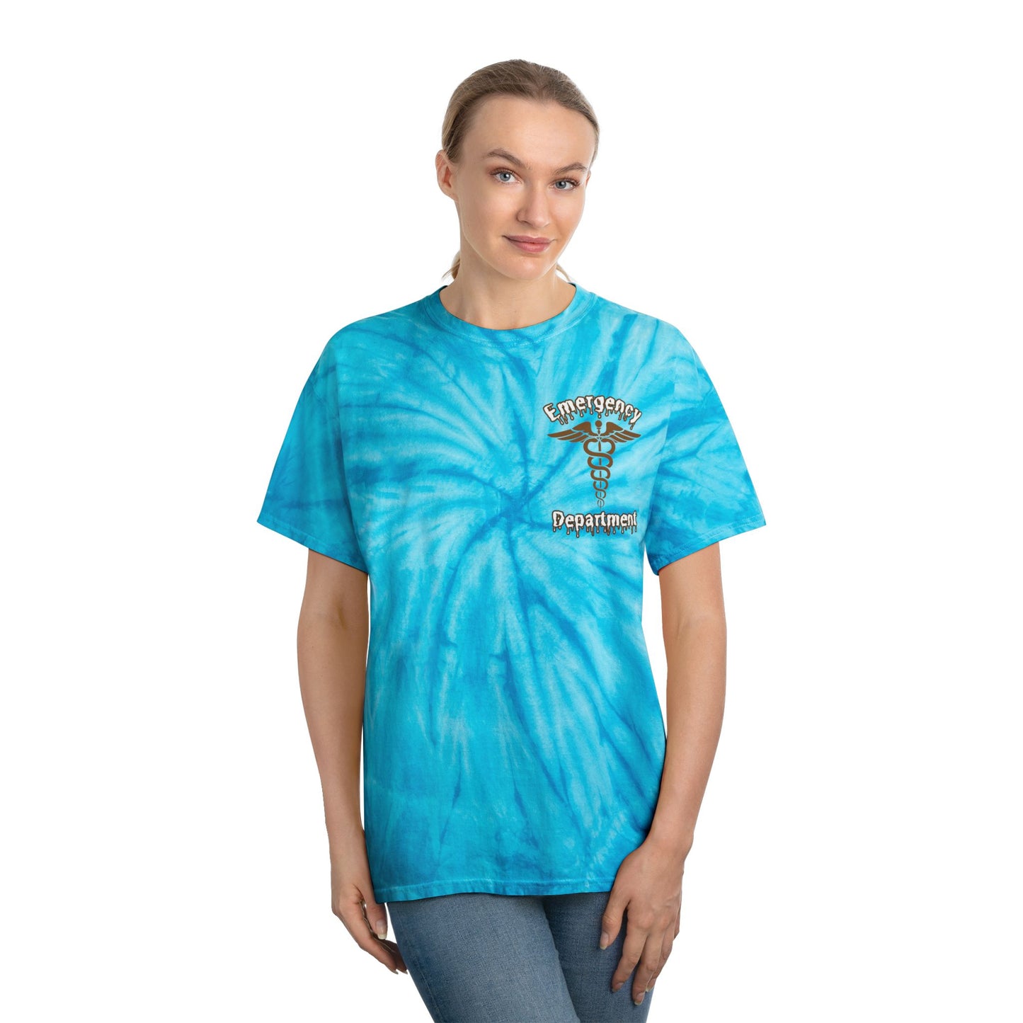 Summer in the ER ice cream social beat the heat melting ice cream cookies and cream Tie-Dye Tee, Cyclone