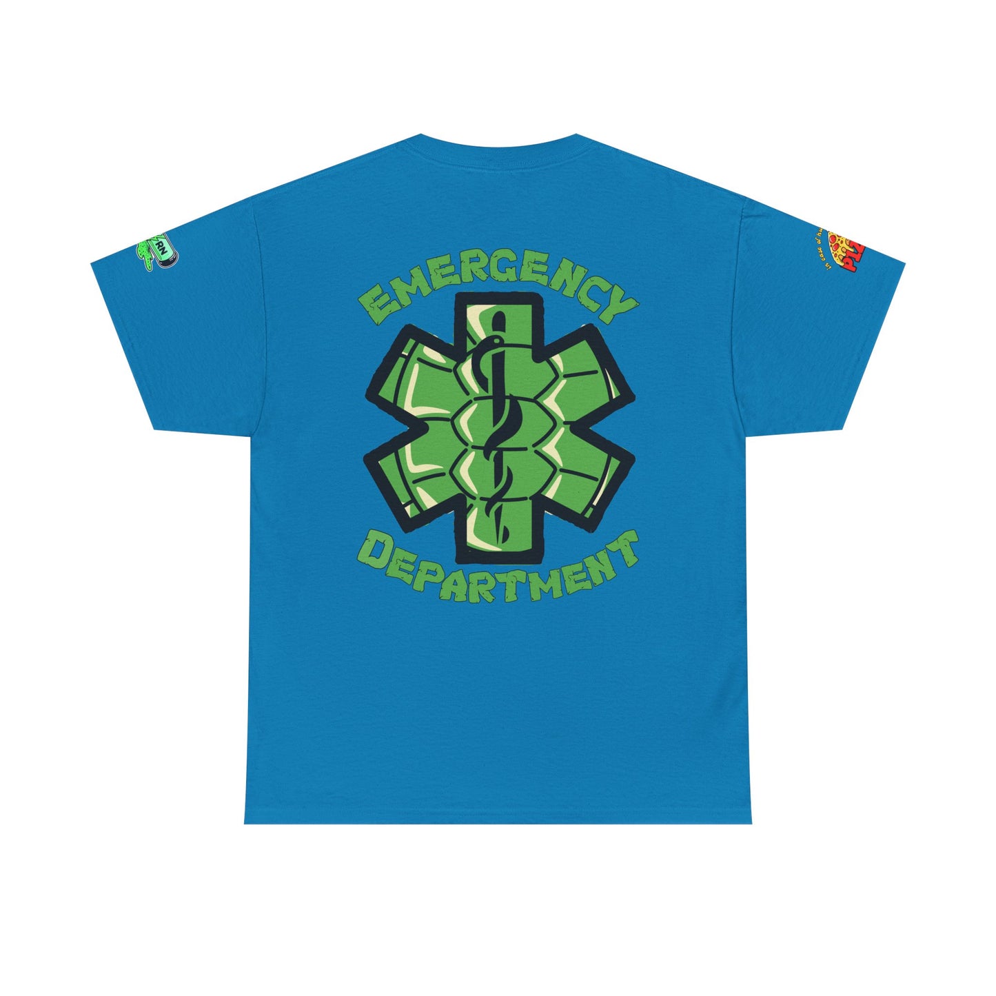 Pizza time, ER RN tee shirt nostalgic turtle power