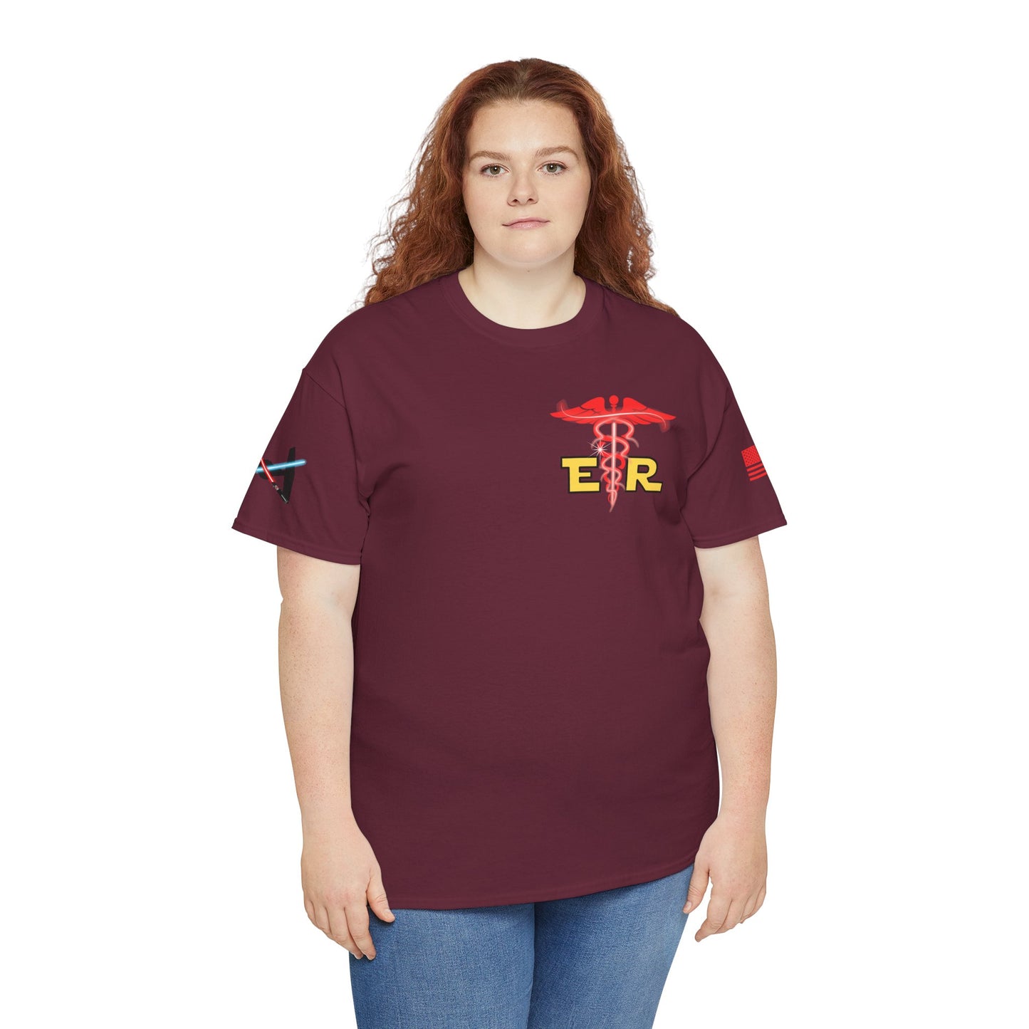 Embrace the dark side galactic Unisex Heavy Cotton Tee