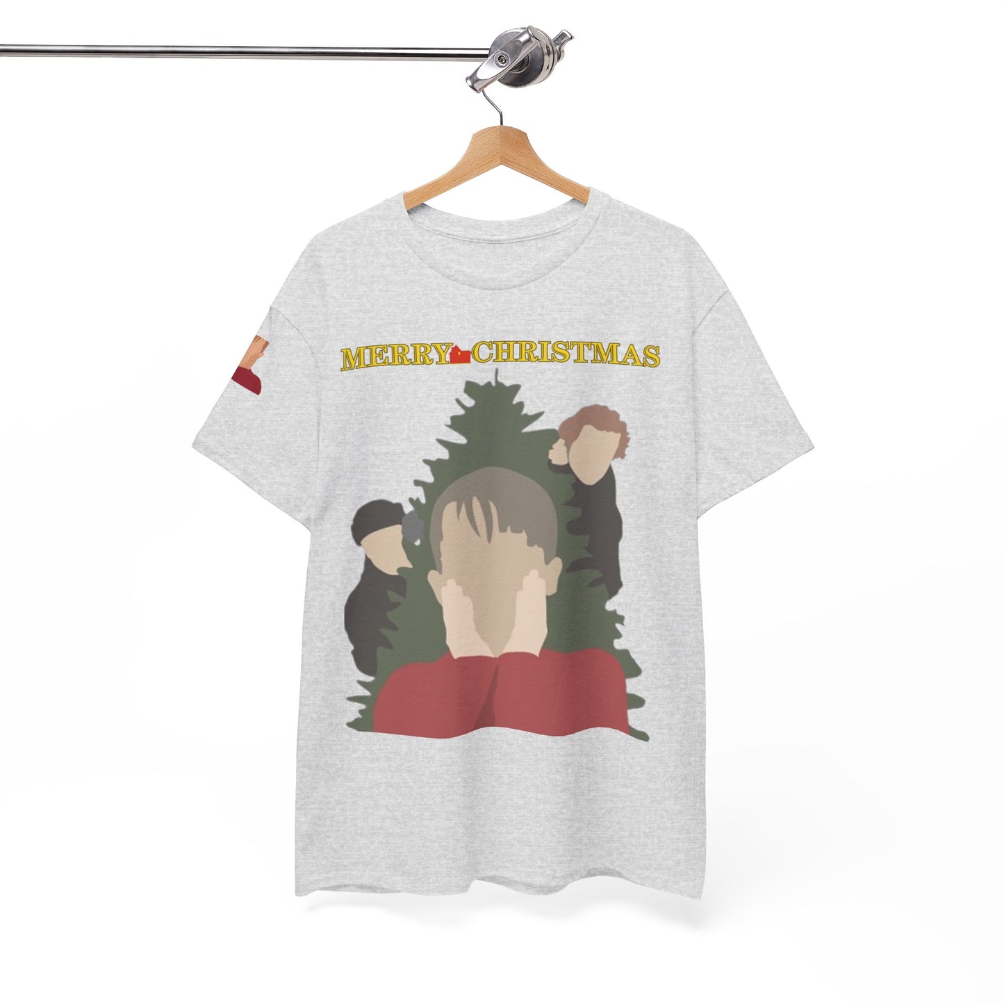 Home alone hospital edition Christmas Unisex Heavy Cotton Tee