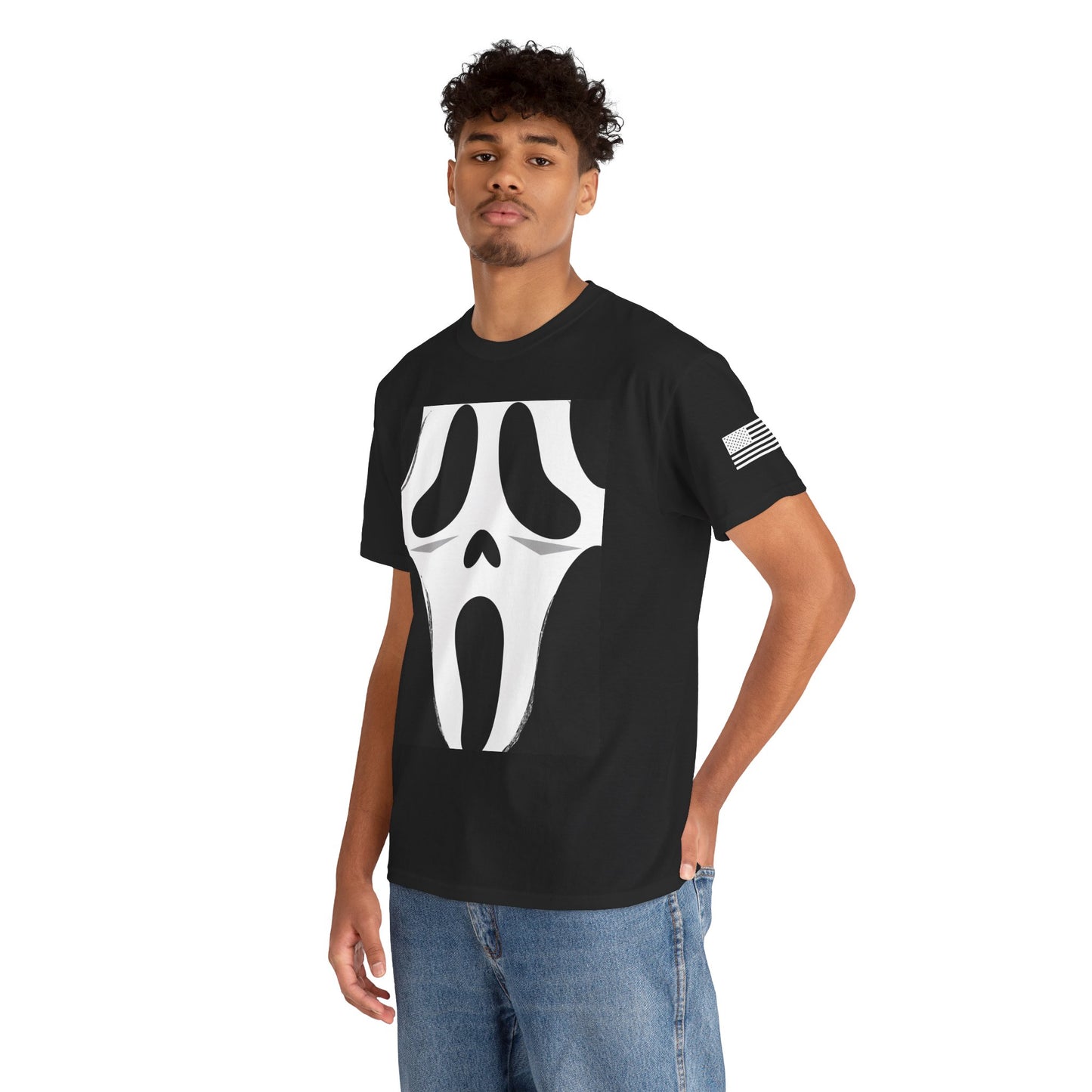 Emergency department ghostface themed ER halloween Unisex Heavy Cotton Tee