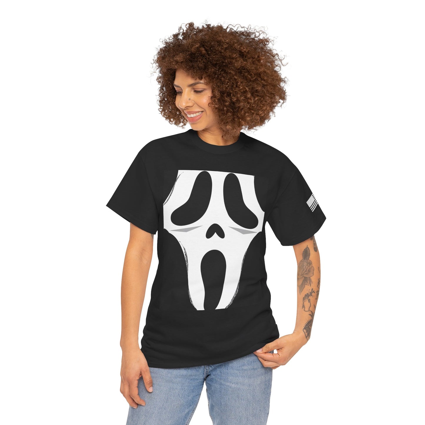 Emergency department ghostface themed ER halloween Unisex Heavy Cotton Tee