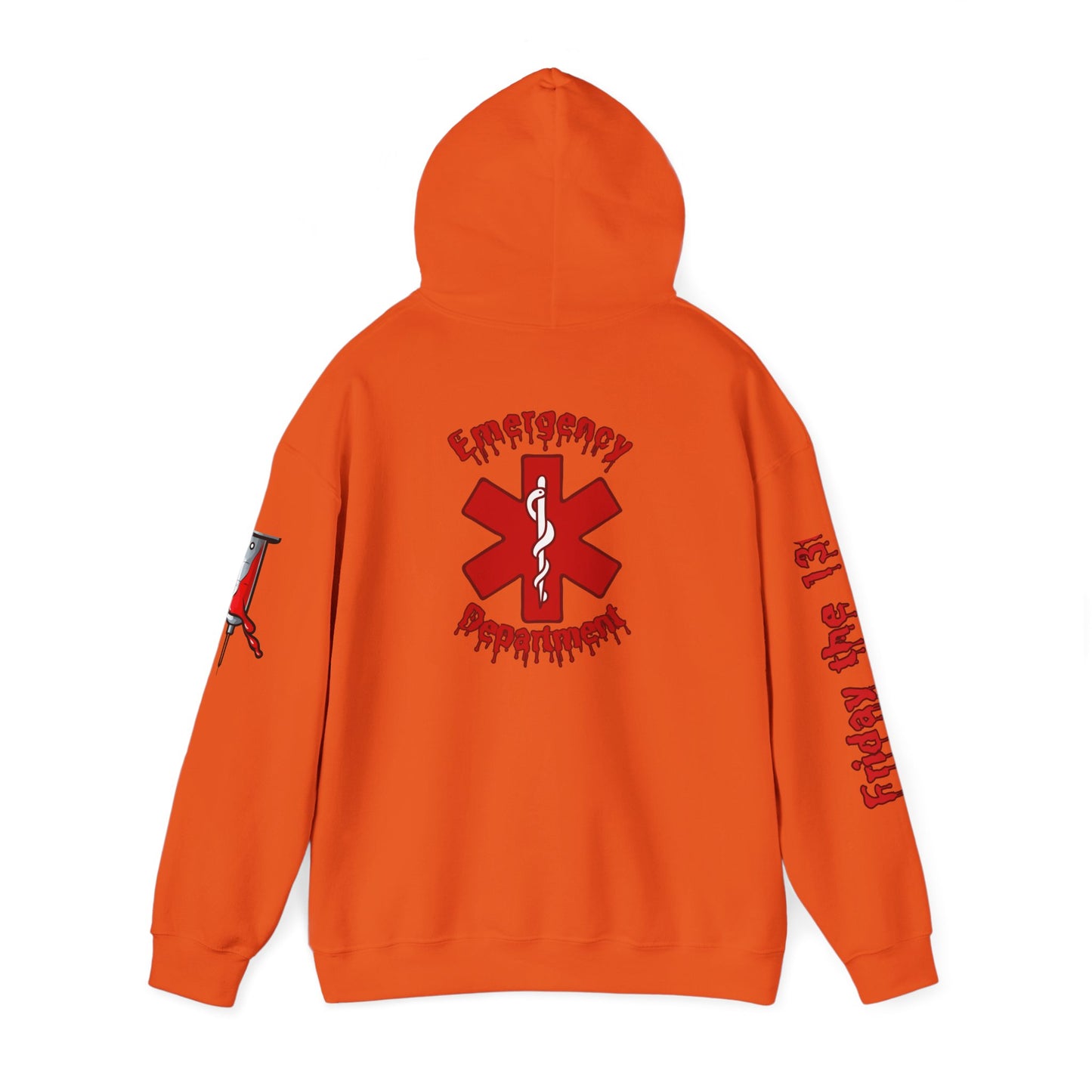 Emergency department RN gift Halloween hoodie Friday the 13th ER RN Hoodie Jason hockey mask