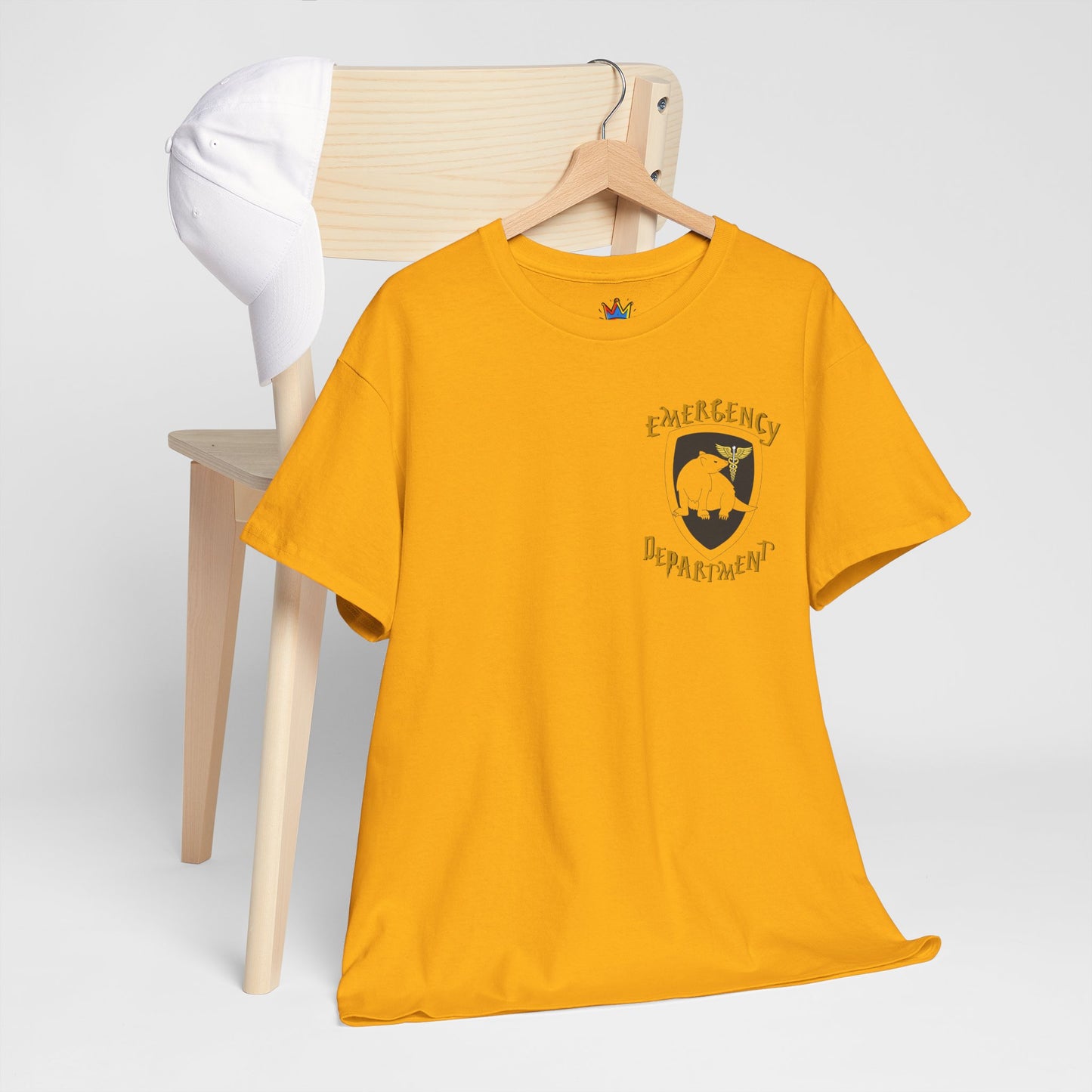 Huffle Healer – Emergency Department Crew Tee potter loving healthcare emergency department Unisex Heavy Cotton Tee