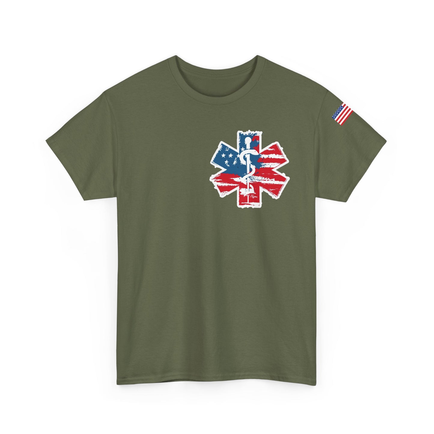 Patriotic nursing gift t shirt Unisex Heavy Cotton Tee