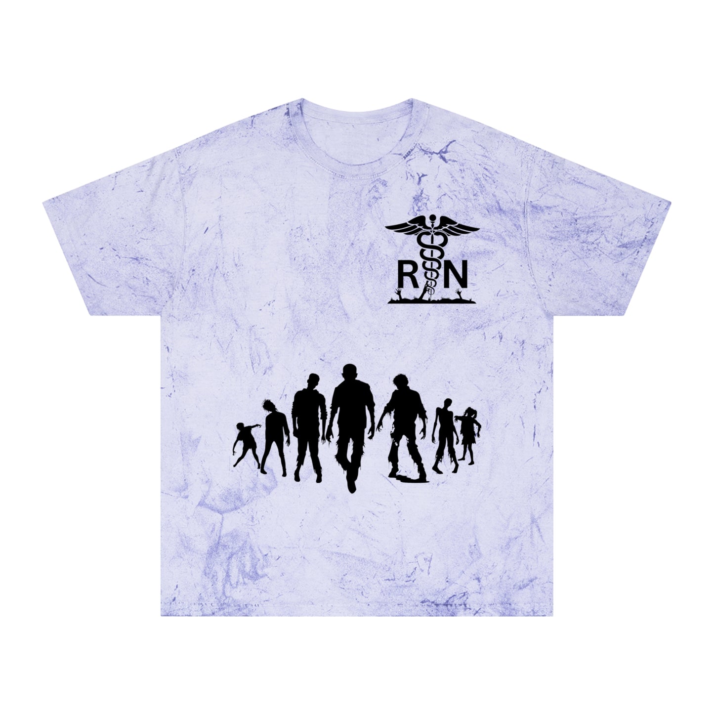Night of the undead full blood moon zombie horde RN comfort colors Unisex Color Blast T-Shirt