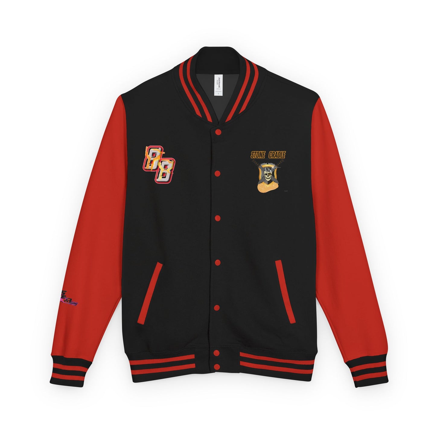 Unisex Heavyweight Letterman Jacket (Stone Cradle)