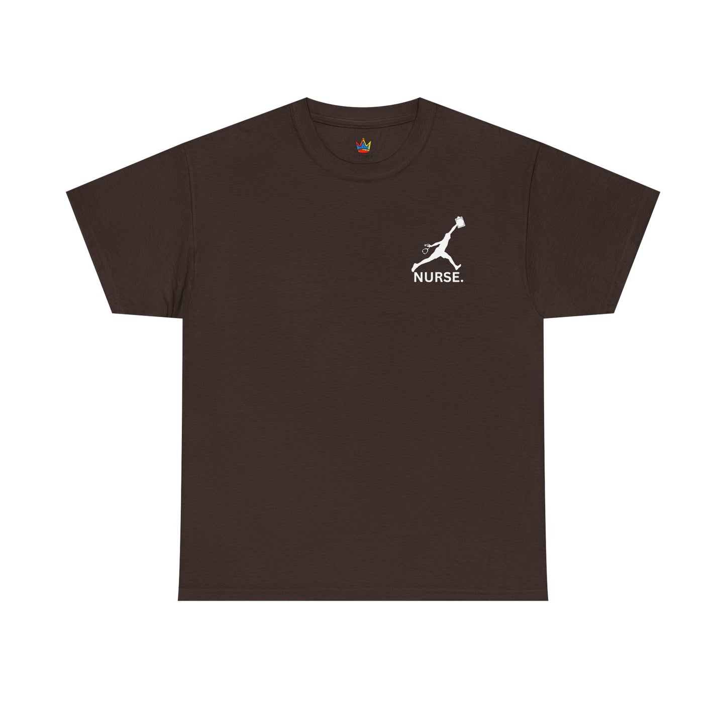Jumpman Nurse T-Shirt Bold Multicolor Athletic Nurse Shirt, Unisex Heavy Cotton Tee, Nursing Graduation Gift, RN Nursing Staff Shirt