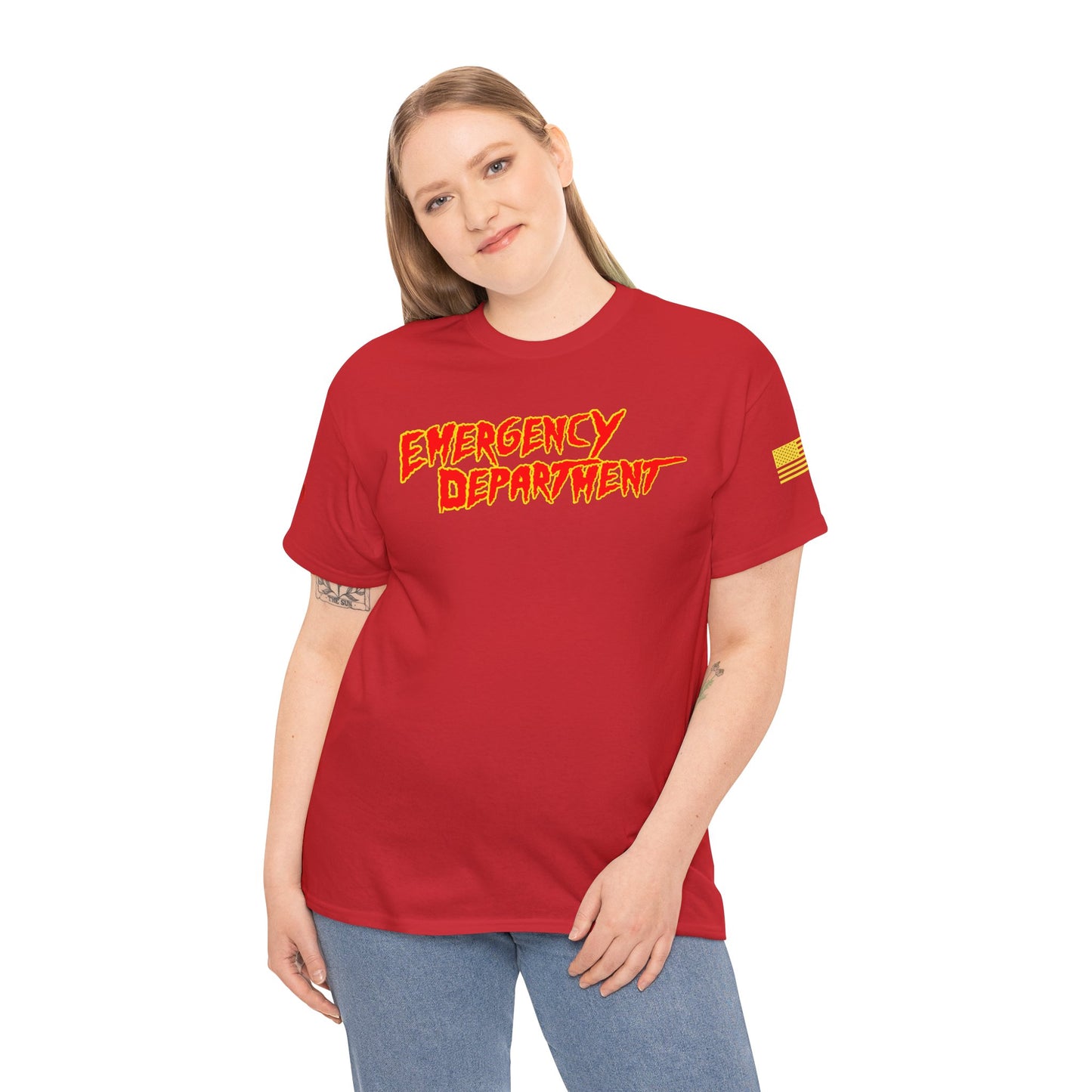 ER Mania Runnin Wild wrestling legend homage Unisex Heavy Cotton Tee