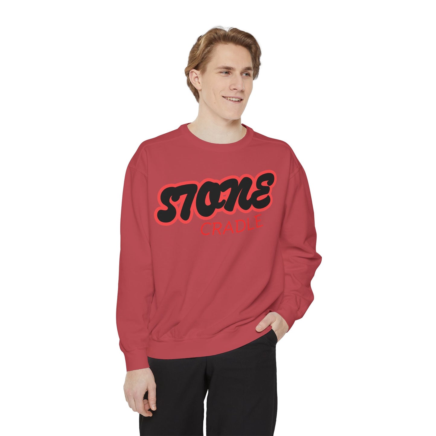Unisex Garment-Dyed stone cradle sweat shirt