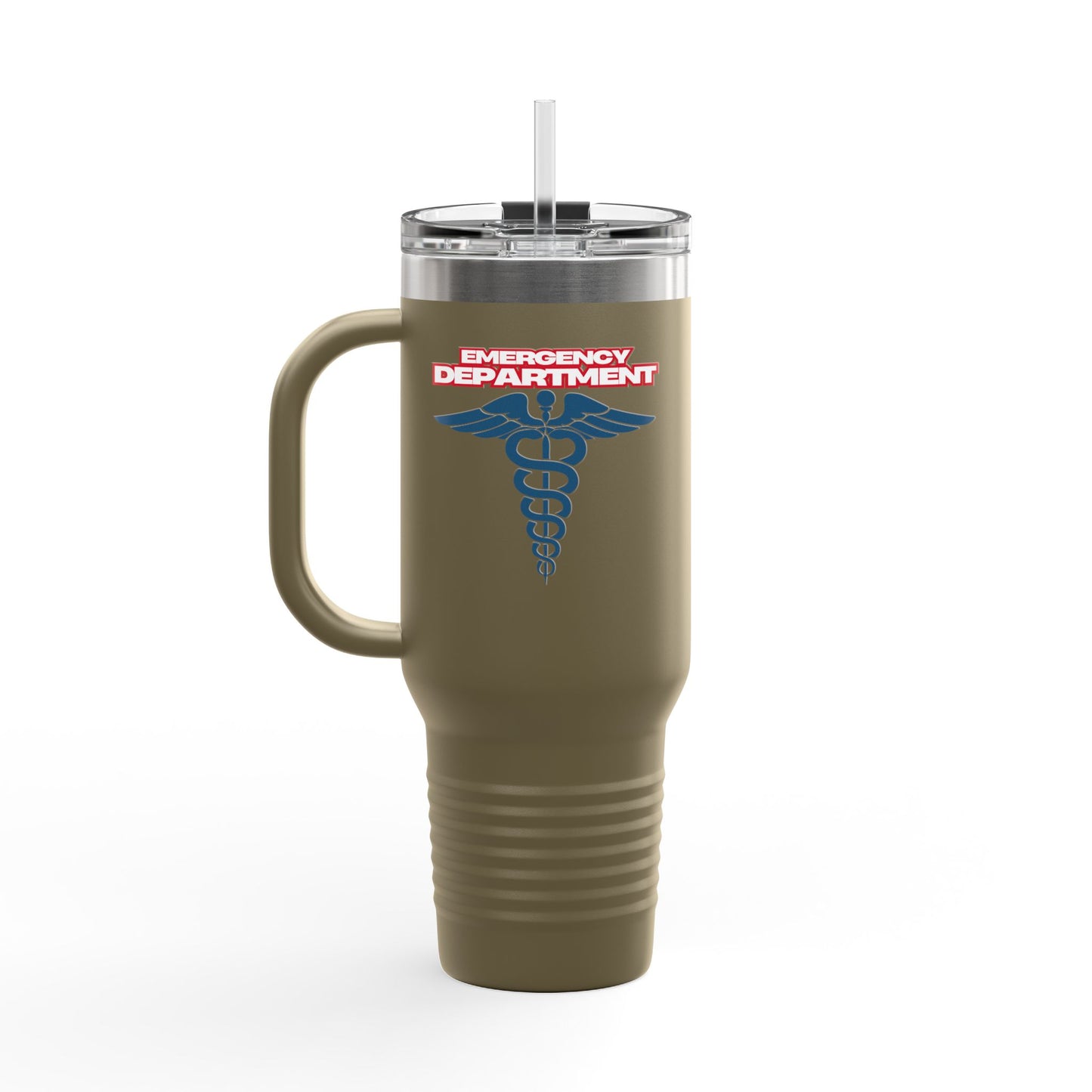 Patriotic Emergency Department Star of Life Insulated Travel Mug, 40oz gift