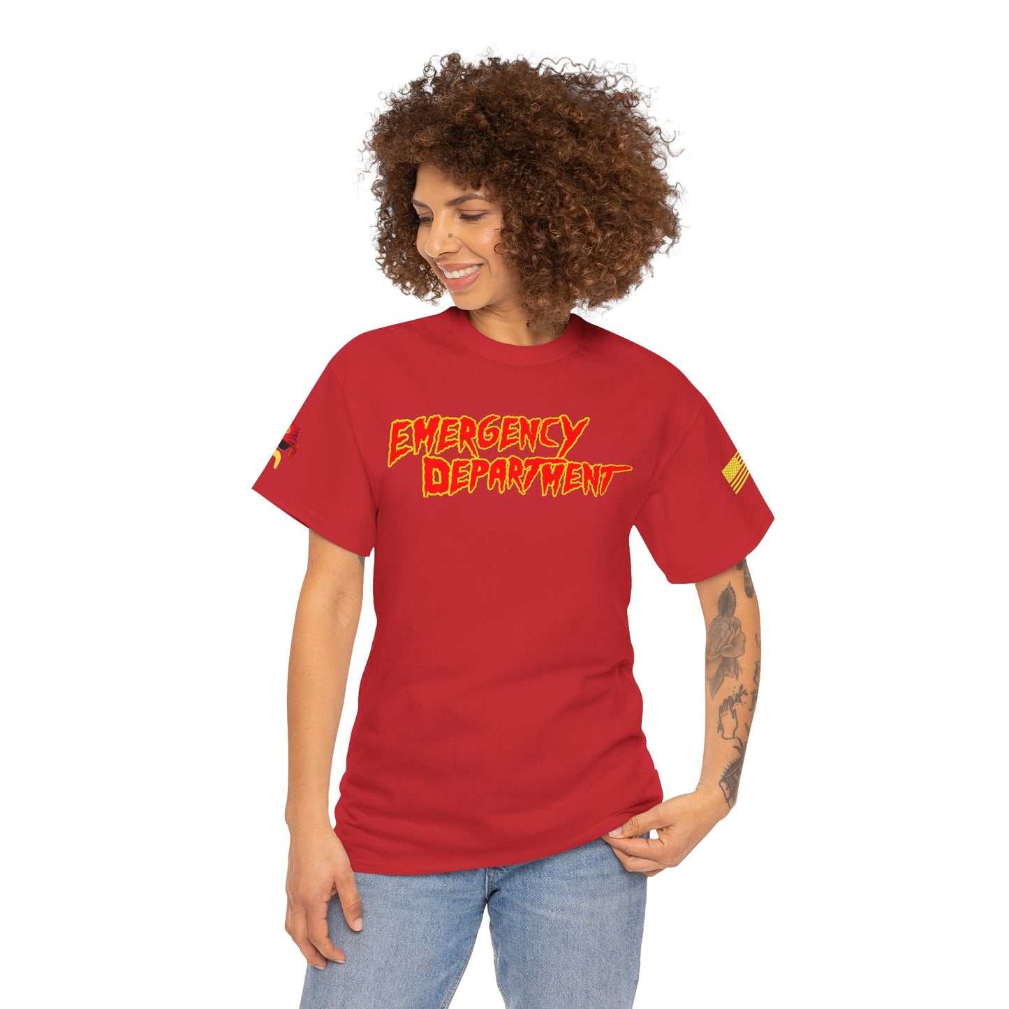 ER Mania Runnin Wild wrestling legend homage Unisex Heavy Cotton Tee