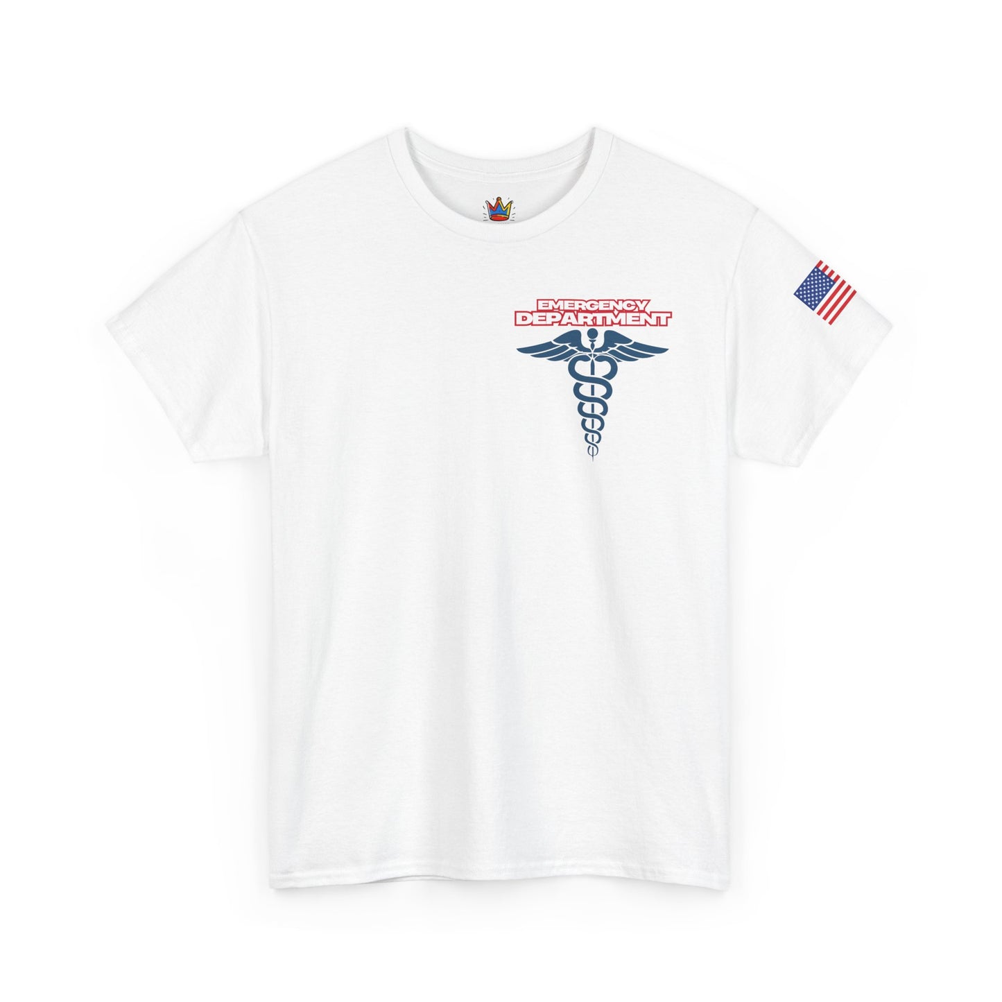 Patriotic Emergency Department T shirt gift for healthcare worker American flag star of life ED t-shirt