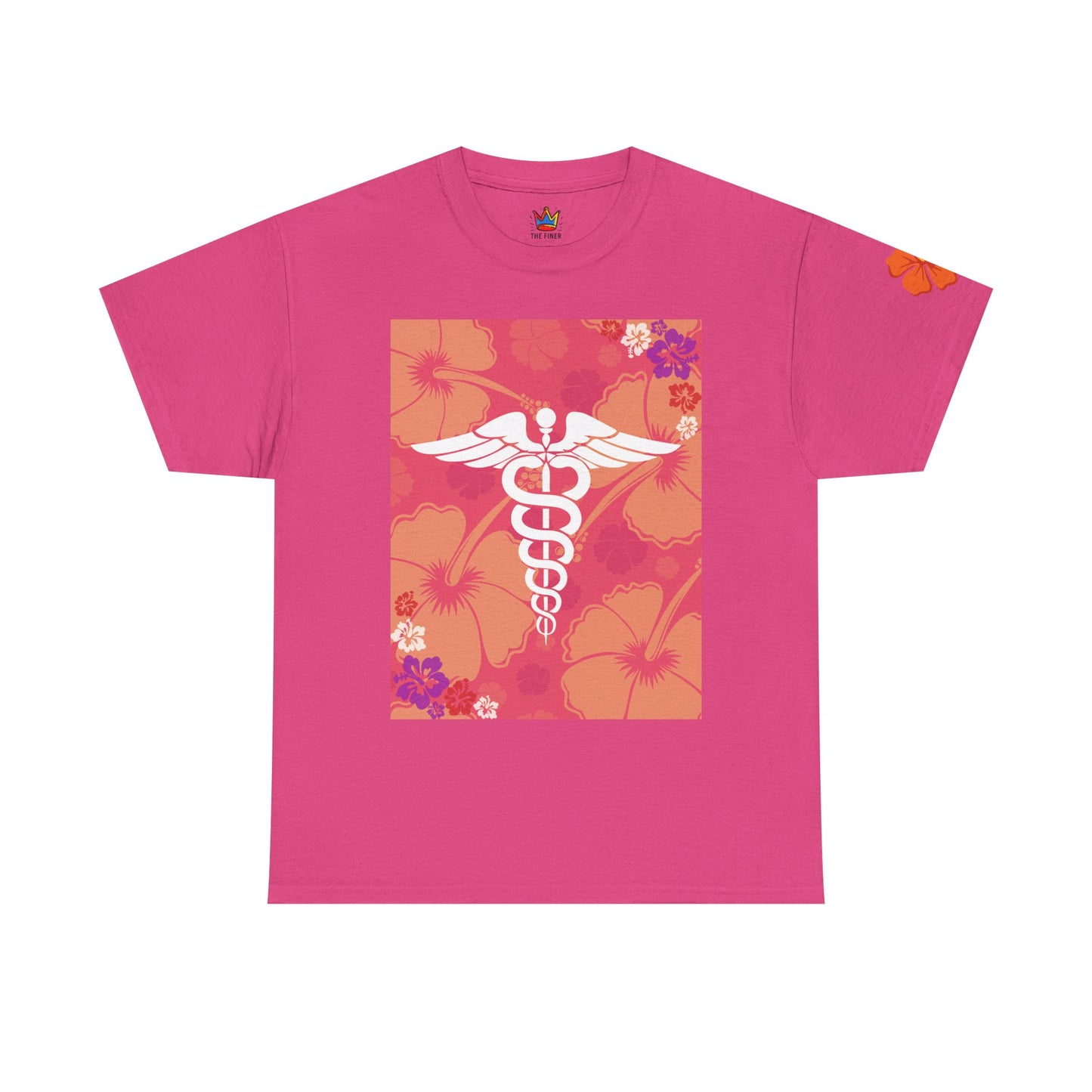 Hawaiian healthcare worker t shirt summer gift for healthcare heroes Unisex Heavy Cotton Tee