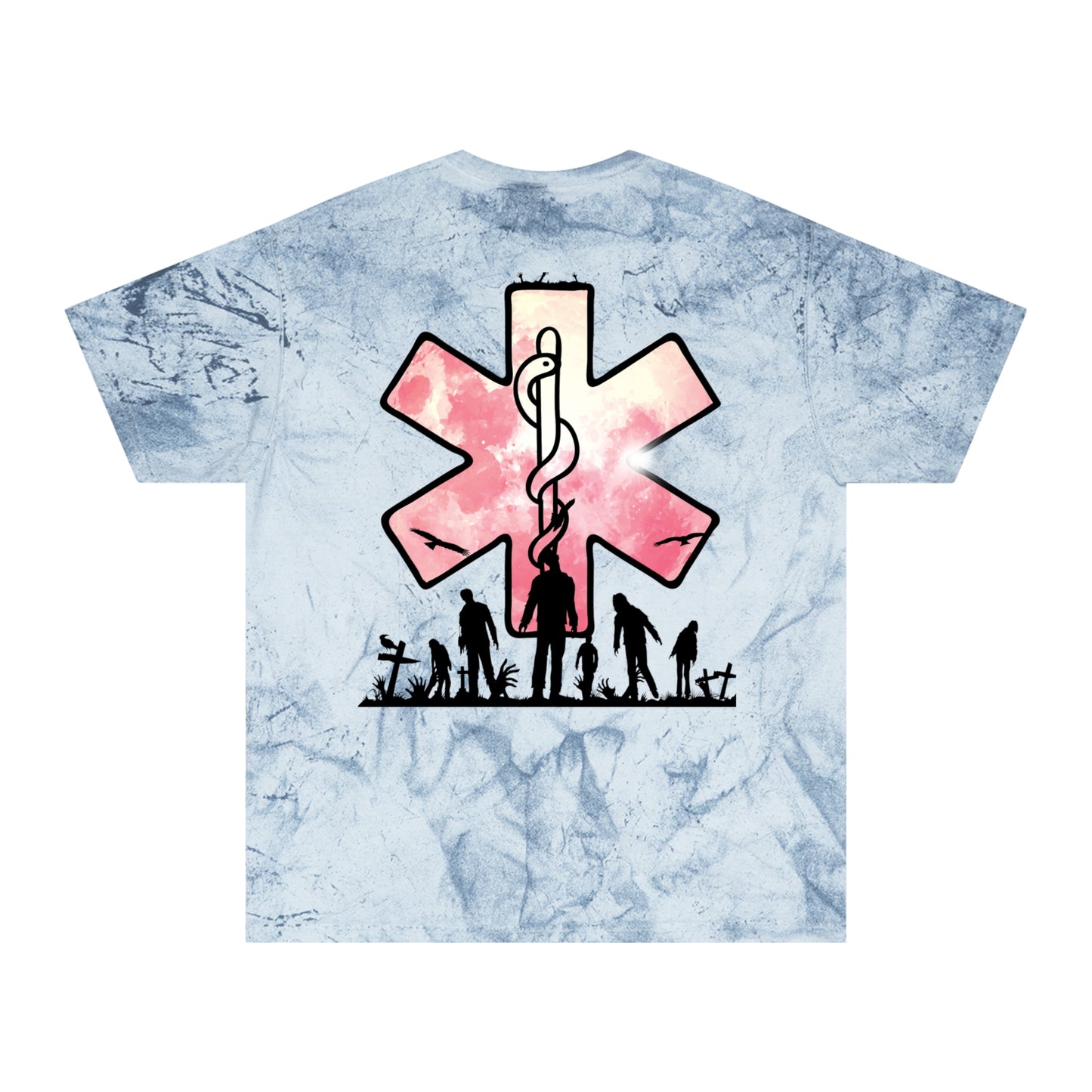 Night of the undead full blood moon zombie horde RN comfort colors Unisex Color Blast T-Shirt