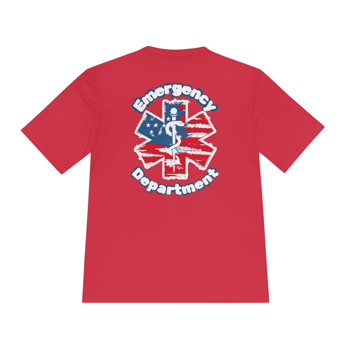 Patriotic Emergency Department Unisex Moisture Wicking Tee