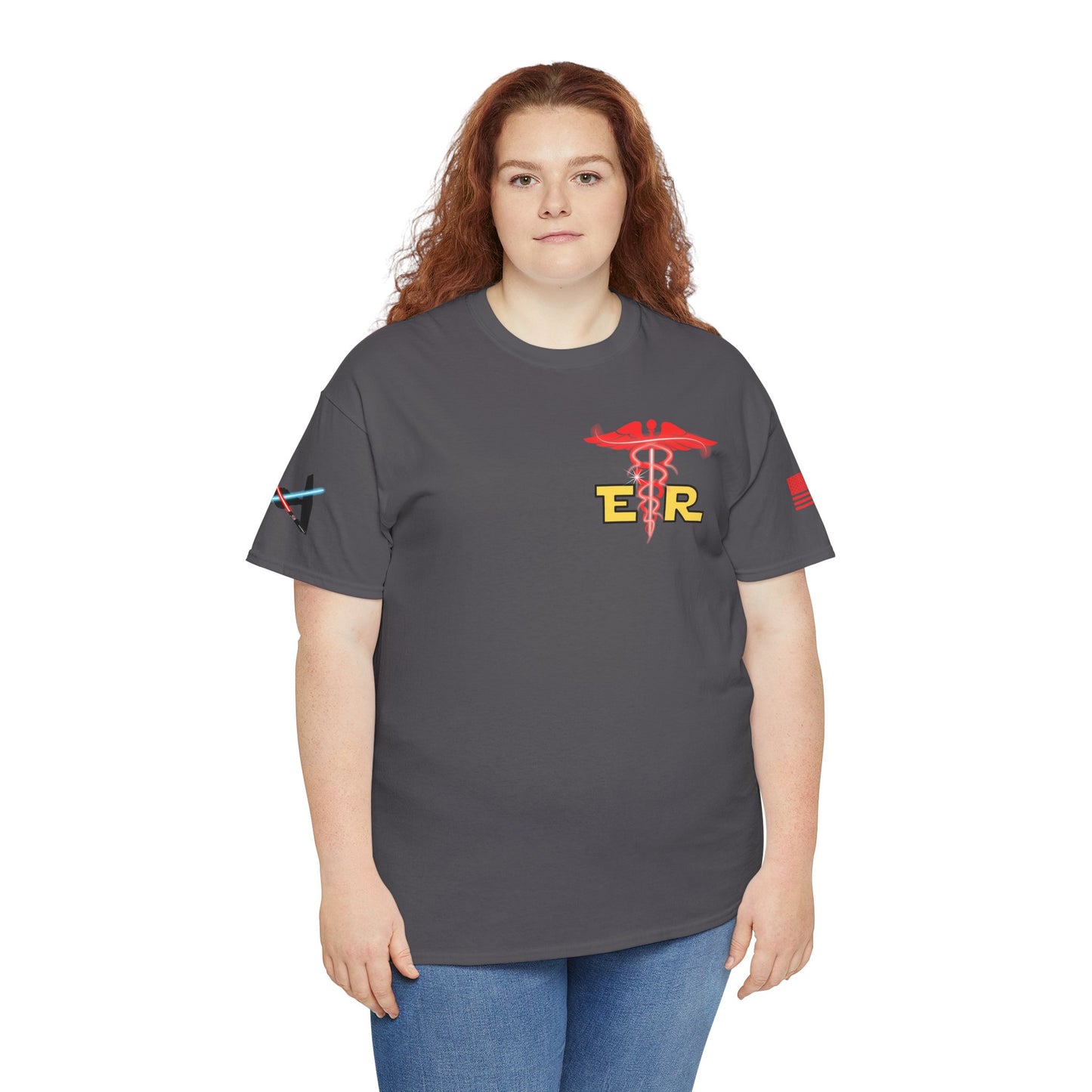 Embrace the dark side galactic Unisex Heavy Cotton Tee
