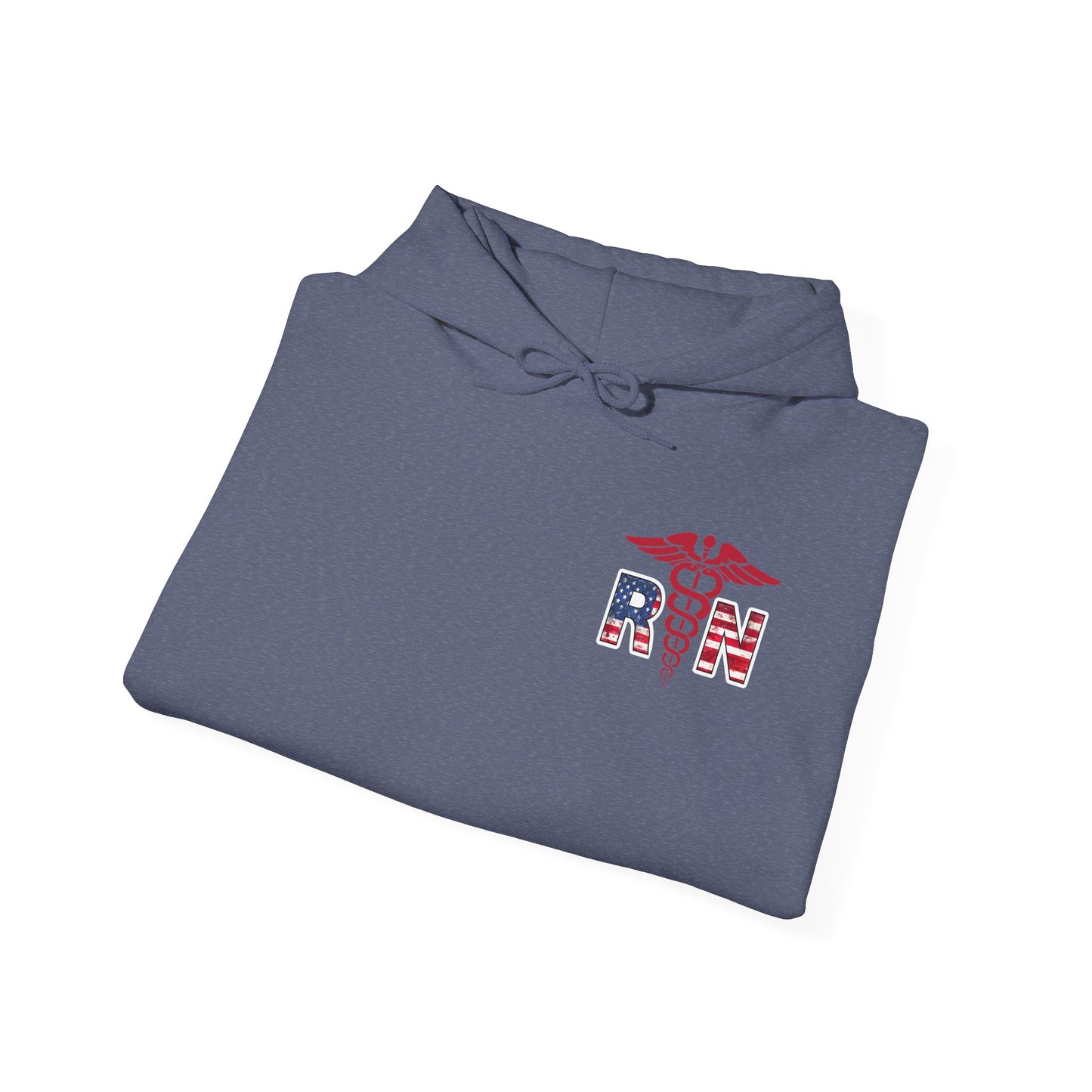 Patriotic RN Hoodie Independence Day gift for nurse Unisex Heavy Blend™ Hooded Sweatshirt