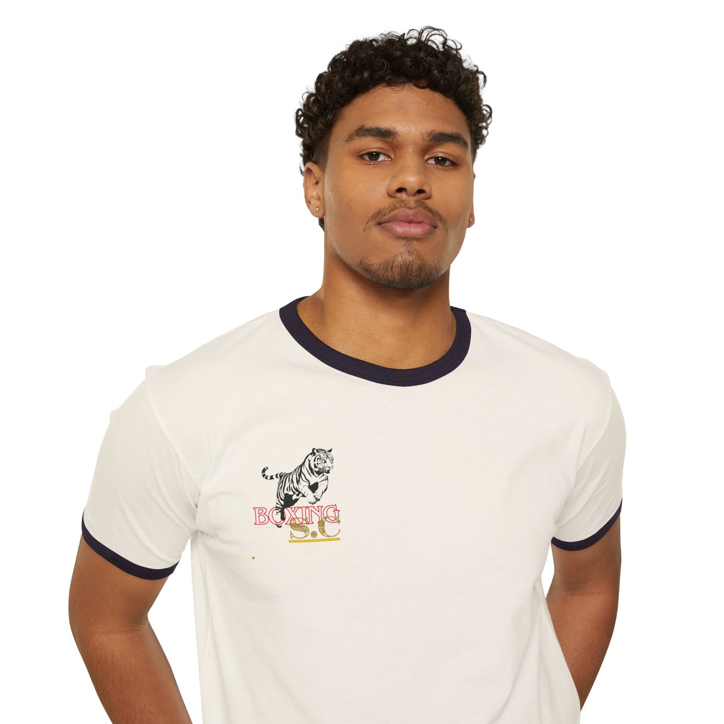 Unisex Cotton Ringer T-Shirt. stone cradle boxing