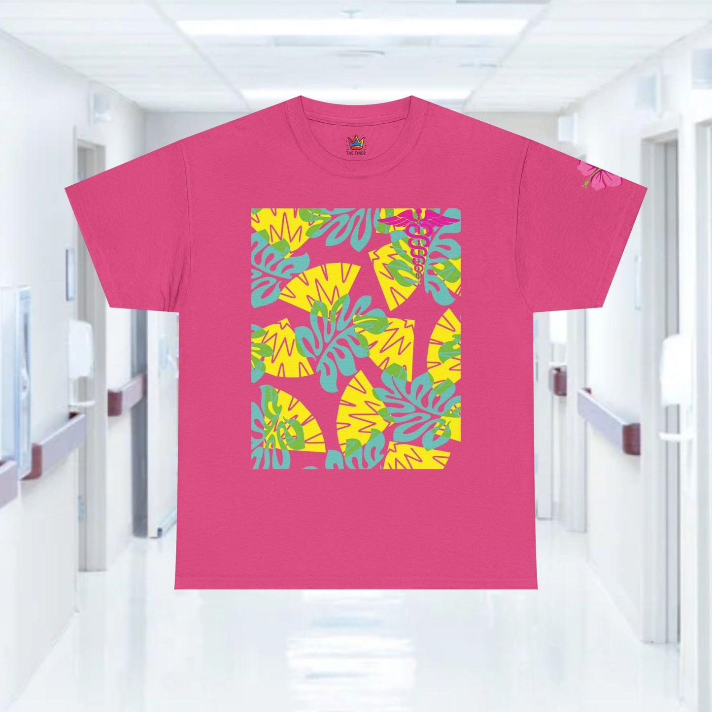 Summertime in the ER Hawaiian themed ED t shirt gift for nurses week floral ER shirt tropical themed er healthcare worker t shirt