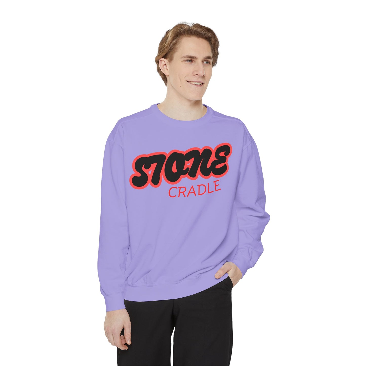 Unisex Garment-Dyed stone cradle sweat shirt
