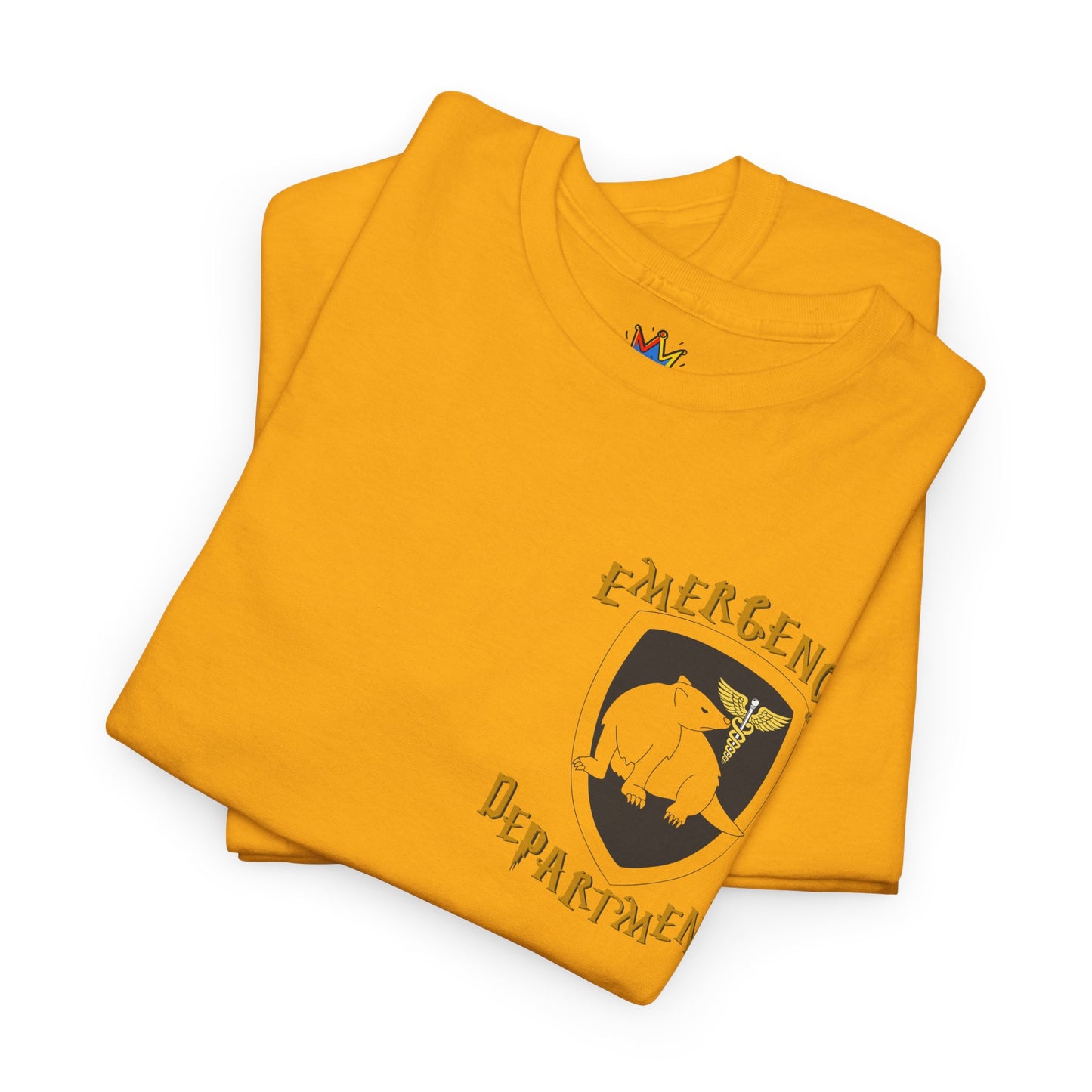 Huffle Healer – Emergency Department Crew Tee potter loving healthcare emergency department Unisex Heavy Cotton Tee