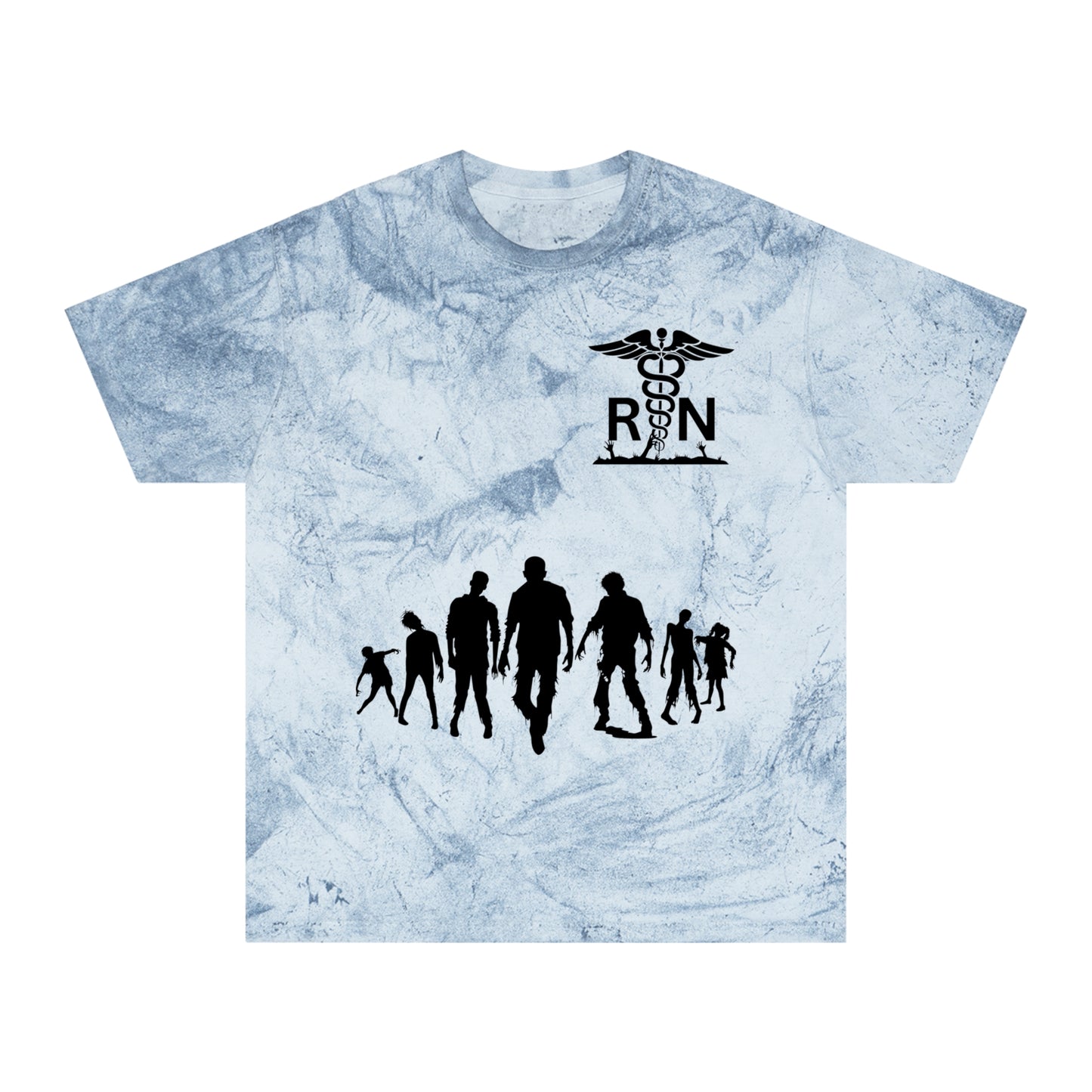 Night of the undead full blood moon zombie horde RN comfort colors Unisex Color Blast T-Shirt
