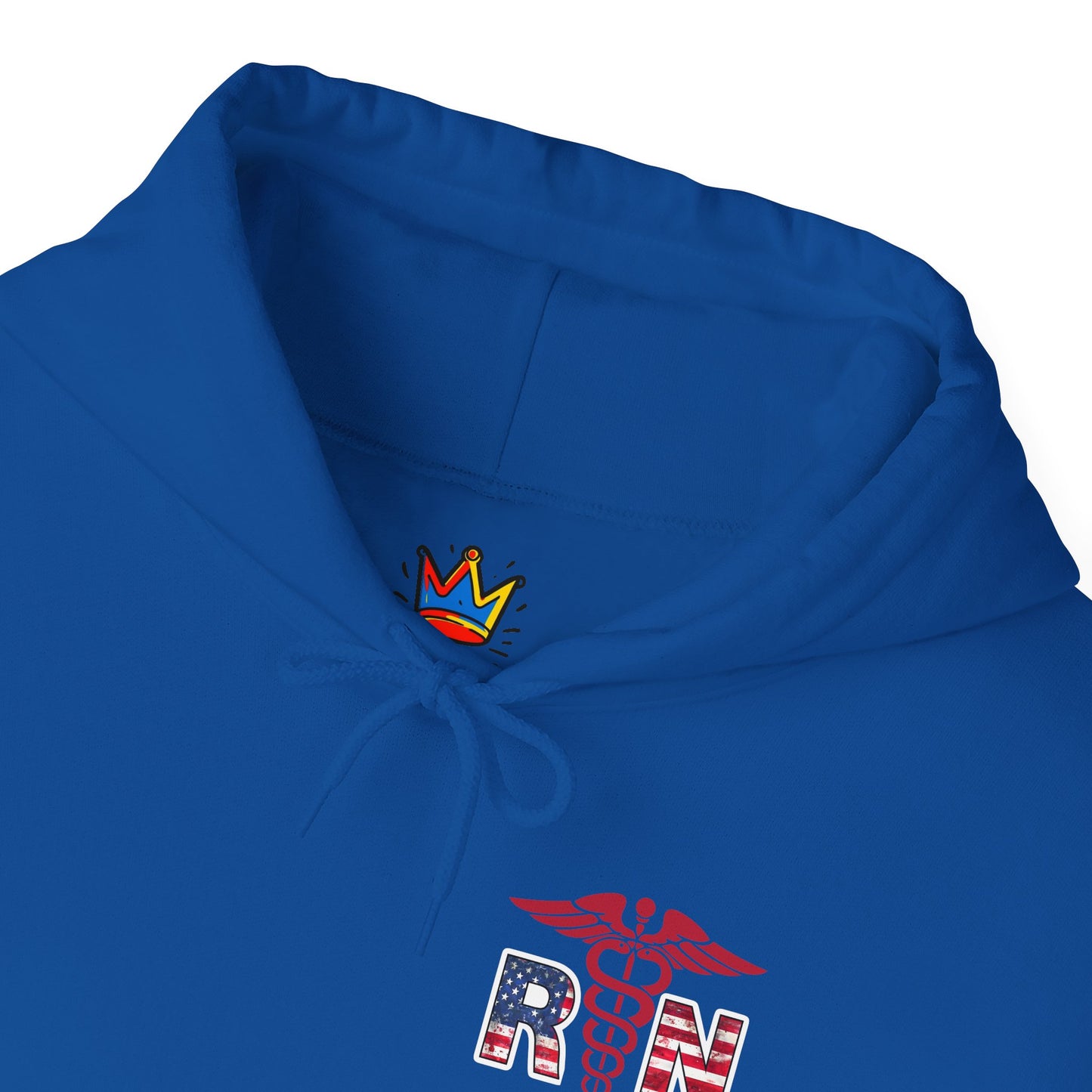 Patriotic RN Hoodie Independence Day gift for nurse Unisex Heavy Blend™ Hooded Sweatshirt