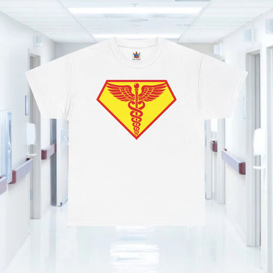 Super emergency department t shirt for comic and superhero loving ER ED staff Unisex Heavy Cotton Tee