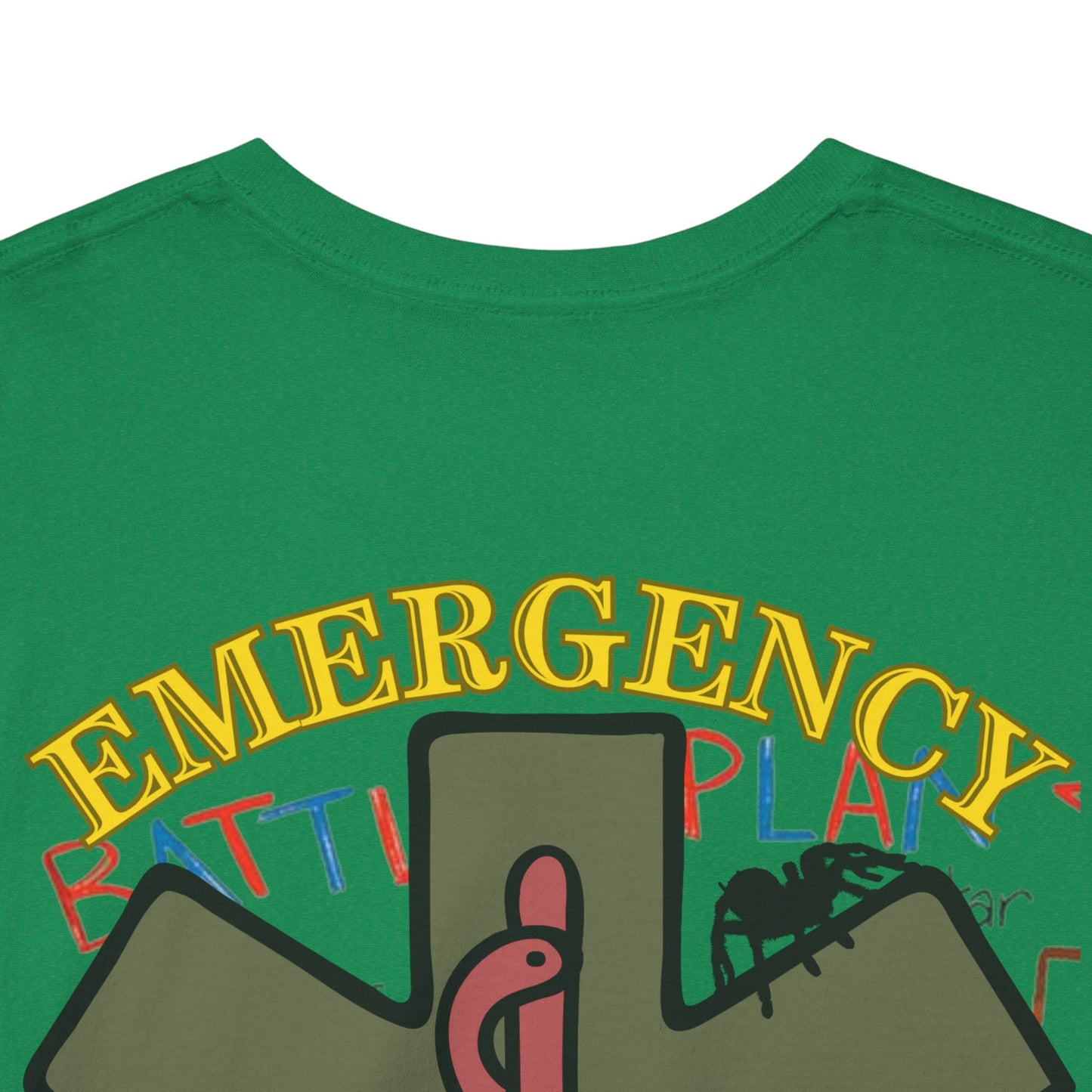 Home Alone in the ED Christmas themed Unisex Heavy Cotton Tee