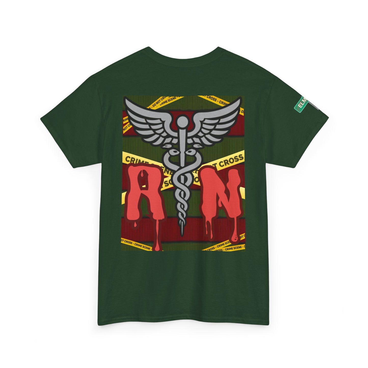 Nightmare on Elm Street RN T Shirt Freddy Krueger Inspired Halloween Shirt for Registered Nurses Scary Nurse Tee Horror Movie Medical Gift