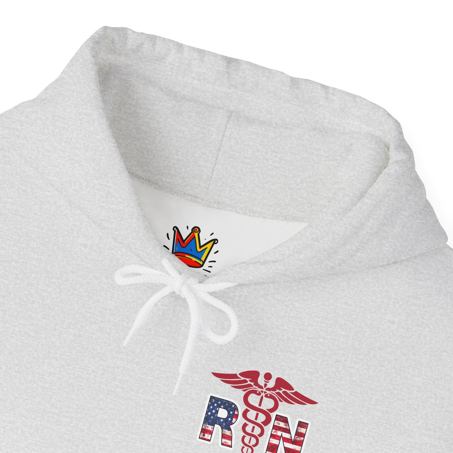 Patriotic RN Hoodie Independence Day gift for nurse Unisex Heavy Blend™ Hooded Sweatshirt