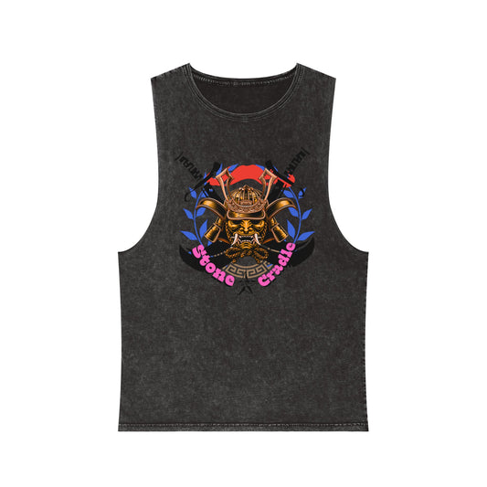 Unisex Stonewash Tank Top Stone cradle (riding)