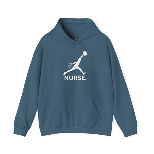 Jumpman nurse gift nurse week gift sporty nurse gift hoodie Unisex Heavy Blend™ Hooded Sweatshirt