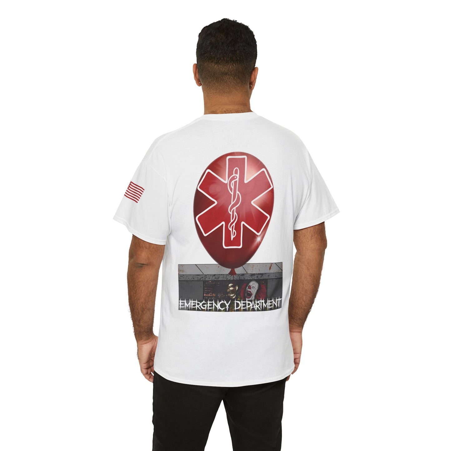 ER halloween clown t shirt Unisex Heavy Cotton Tee