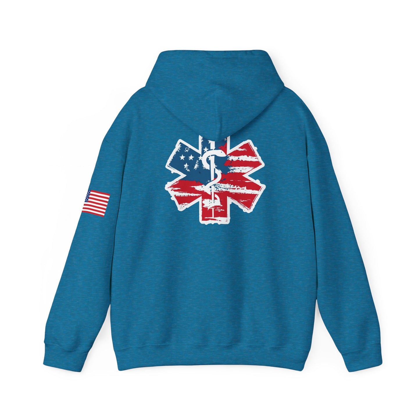 Patriotic RN Hoodie Independence Day gift for nurse Unisex Heavy Blend™ Hooded Sweatshirt
