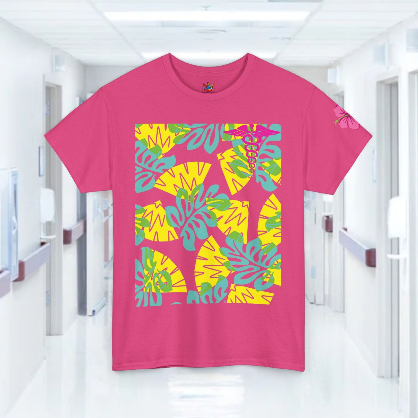 Summertime in the ER Hawaiian themed ED t shirt gift for nurses week floral ER shirt tropical themed er healthcare worker t shirt