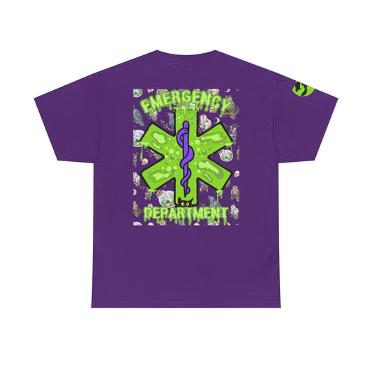 Witches Boiling Cauldron Halloween themed emergency department Unisex Heavy Cotton Tee