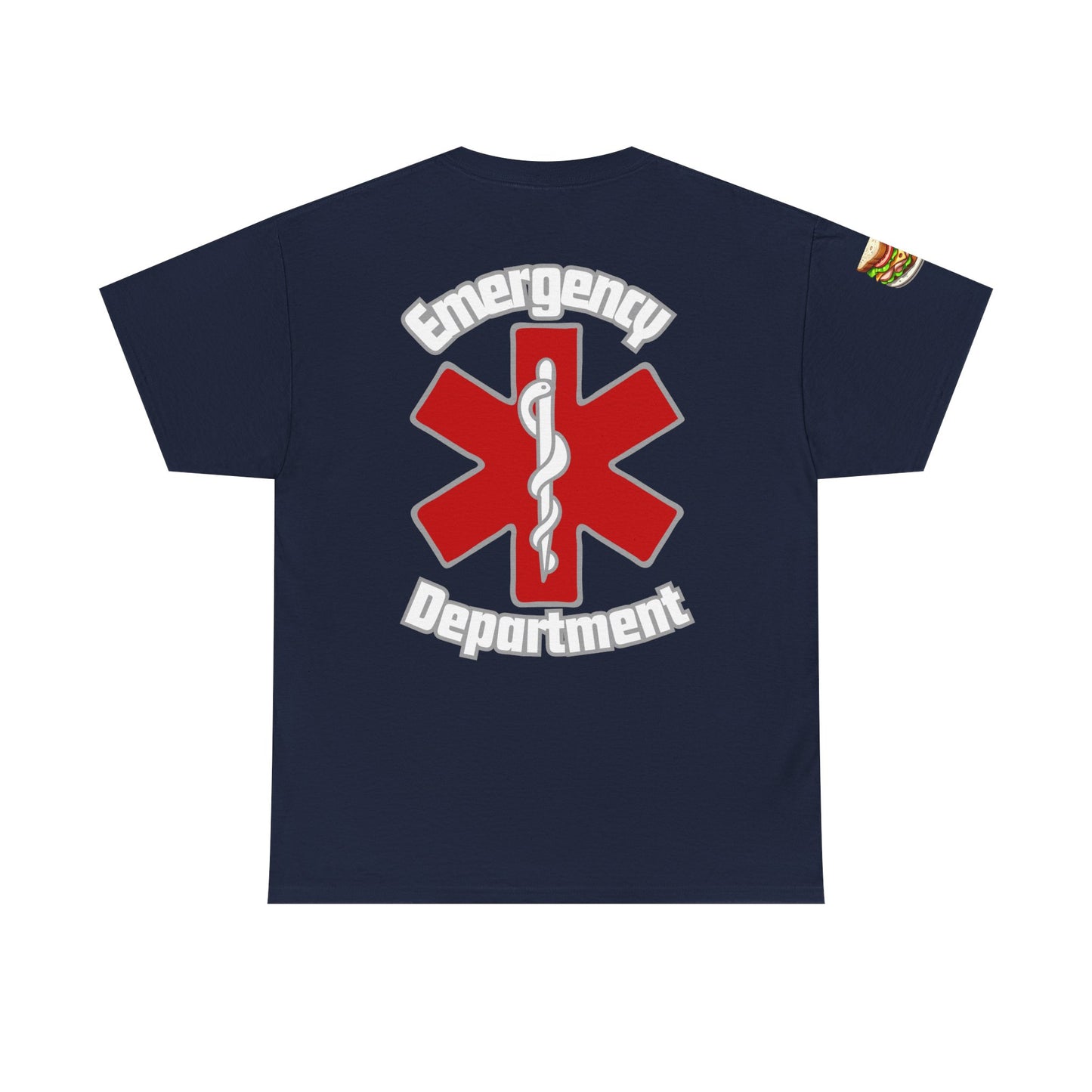 ER humor tee: Hi! Ask me about our turkey sandwiches