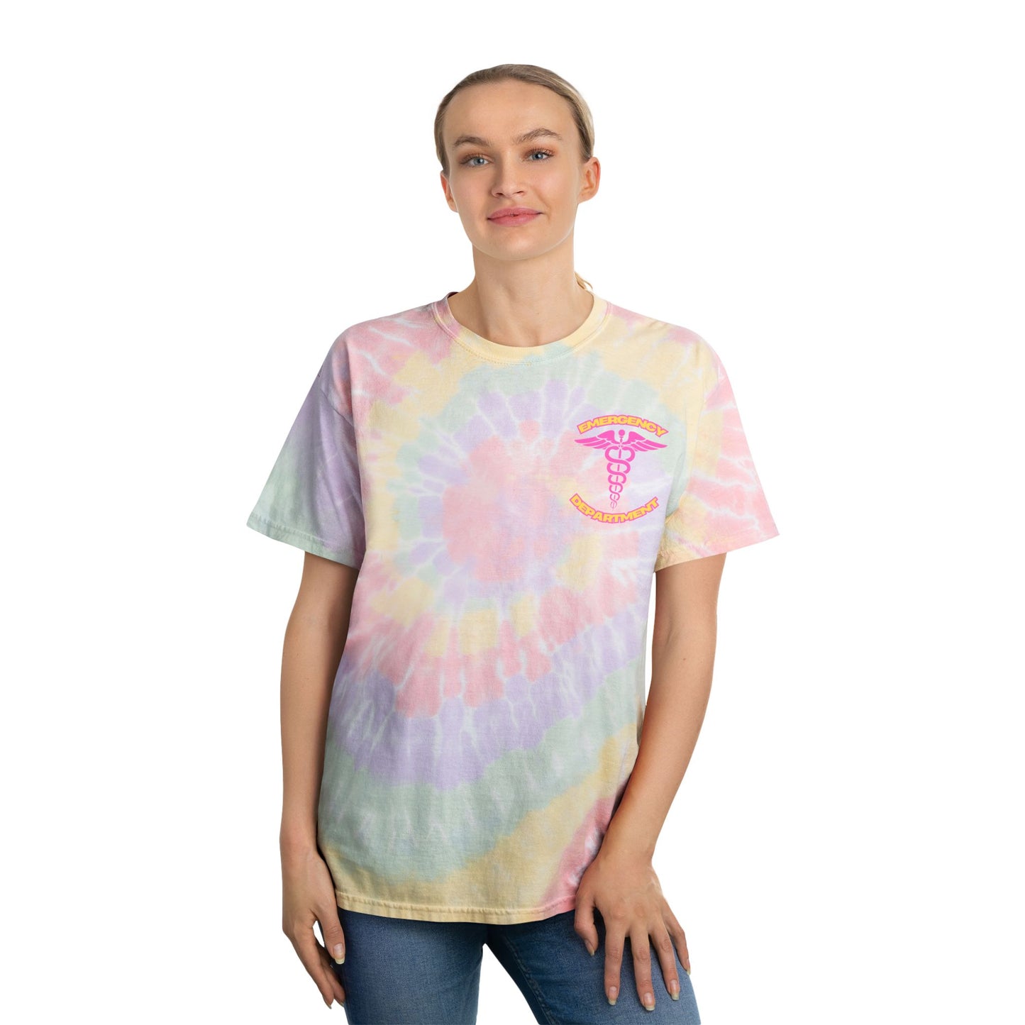 Summer time sherbet emergency department Tie-Dye Tee, Spiral