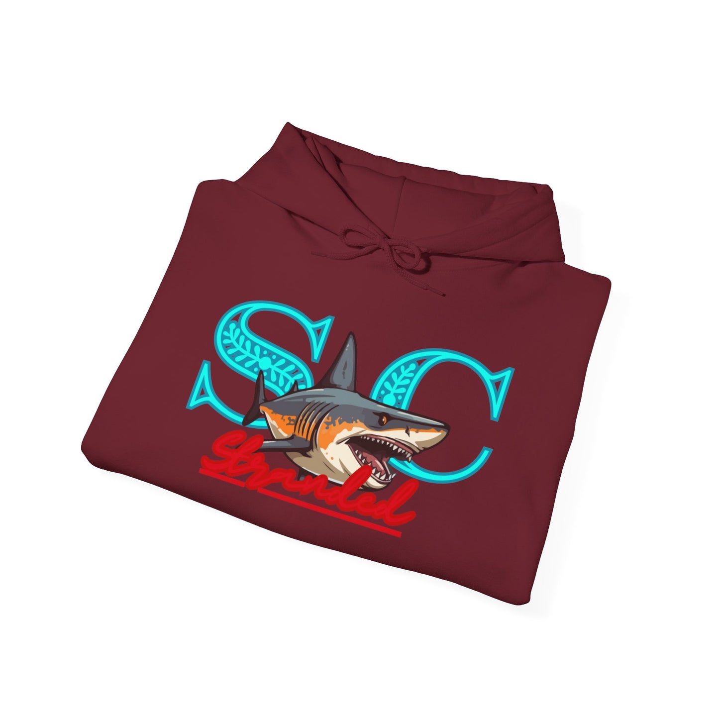 Hooded sweat shirt (stone cradle) stranded line