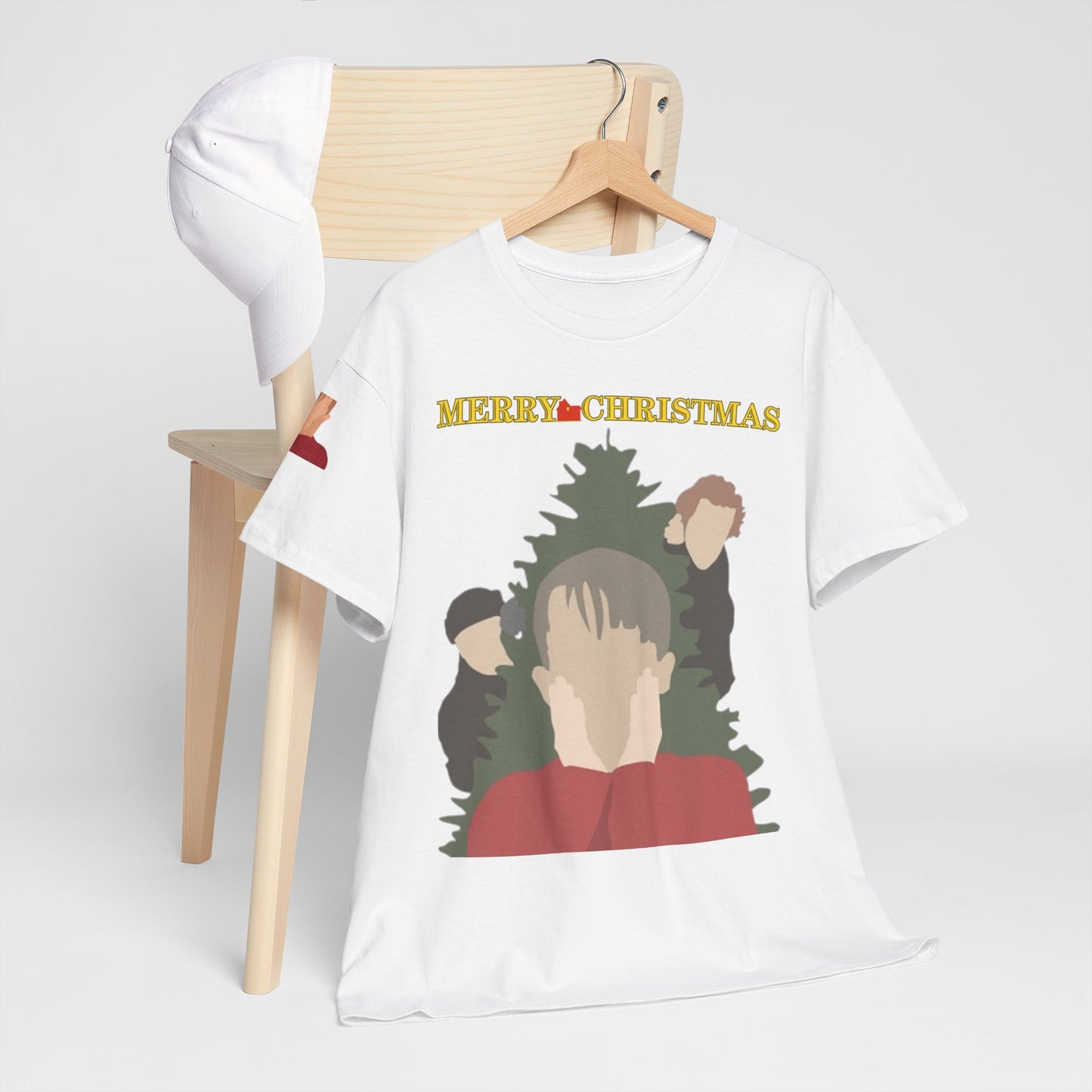 Home alone hospital edition Christmas Unisex Heavy Cotton Tee