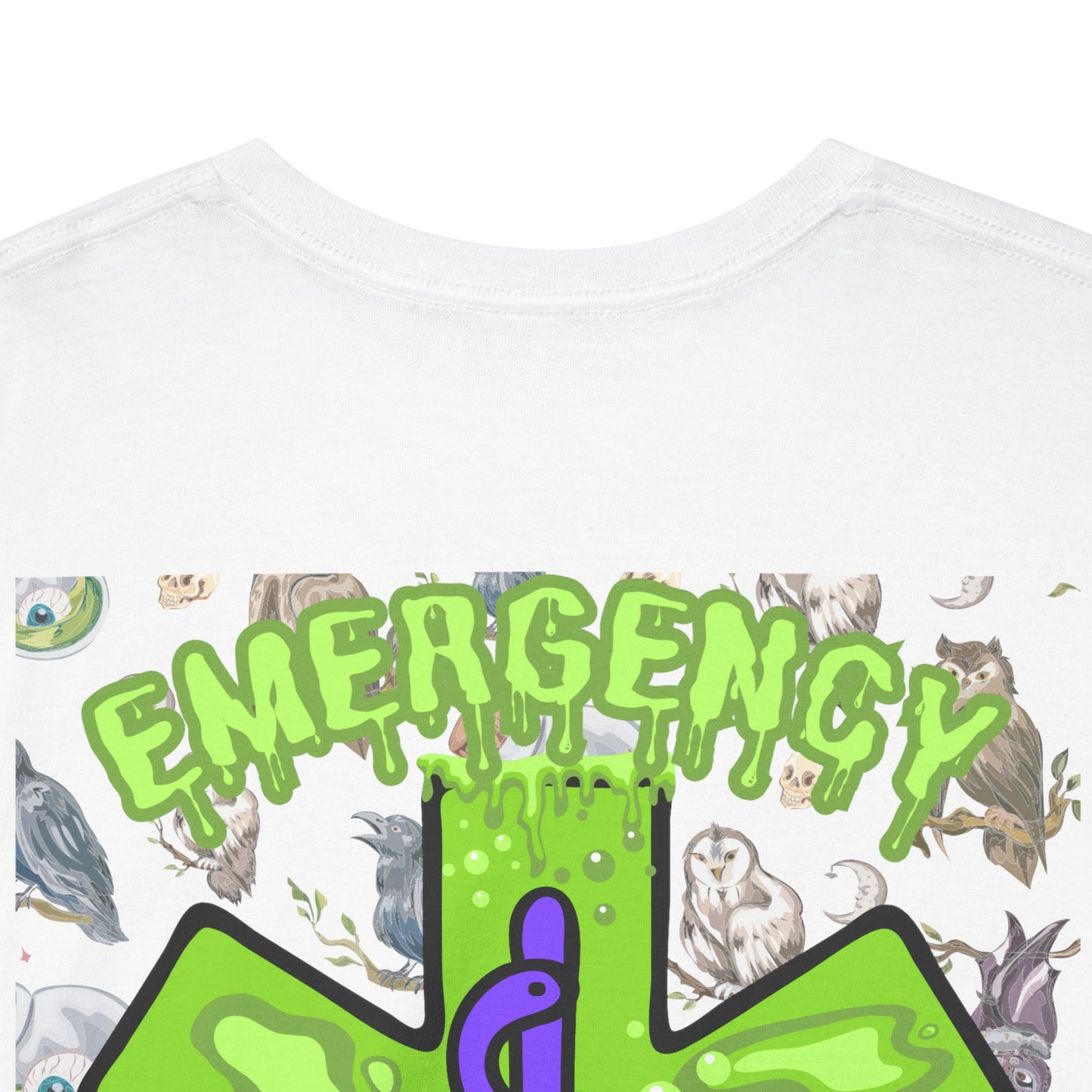 Witches Boiling Cauldron Halloween themed emergency department Unisex Heavy Cotton Tee