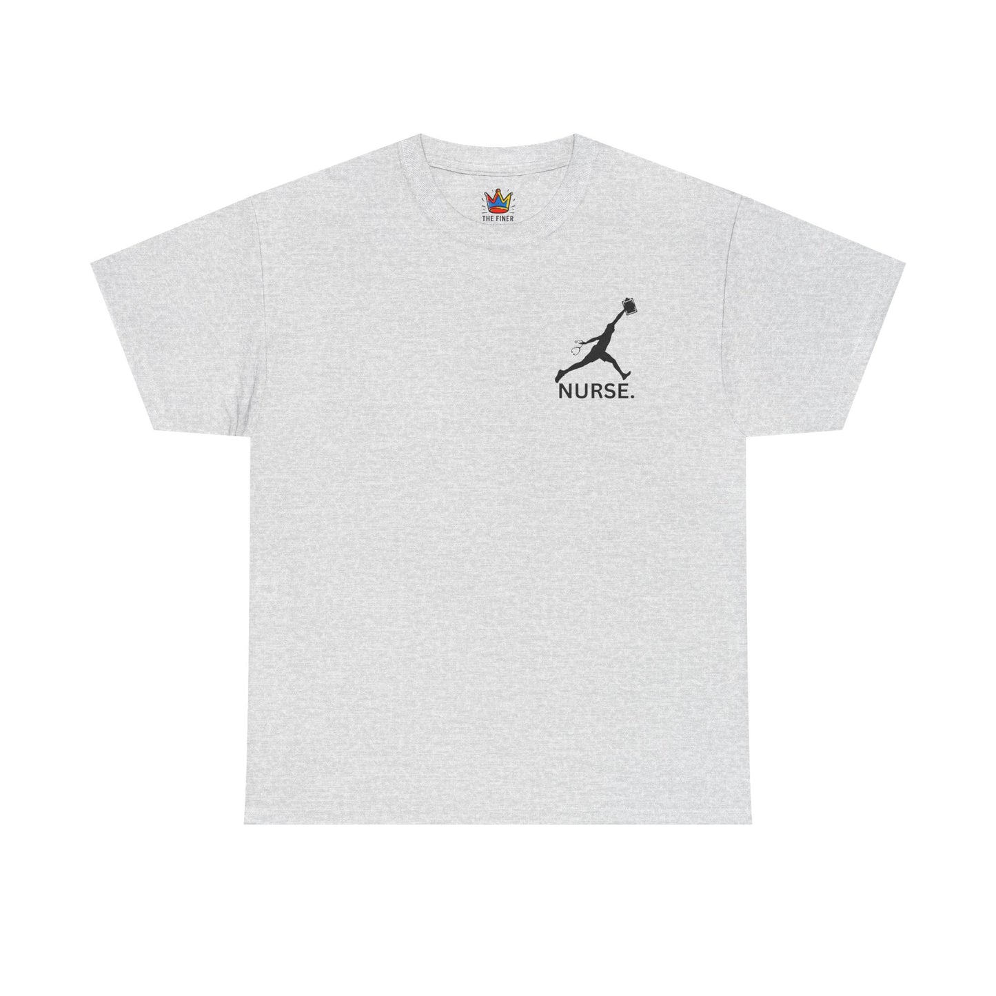 Jumpman Nurse T Shirt Bold Multicolor Athletic Nurse Shirt, Unisex Heavy Cotton Tee, Nursing Graduation Gift, RN Medical Staff Shirt