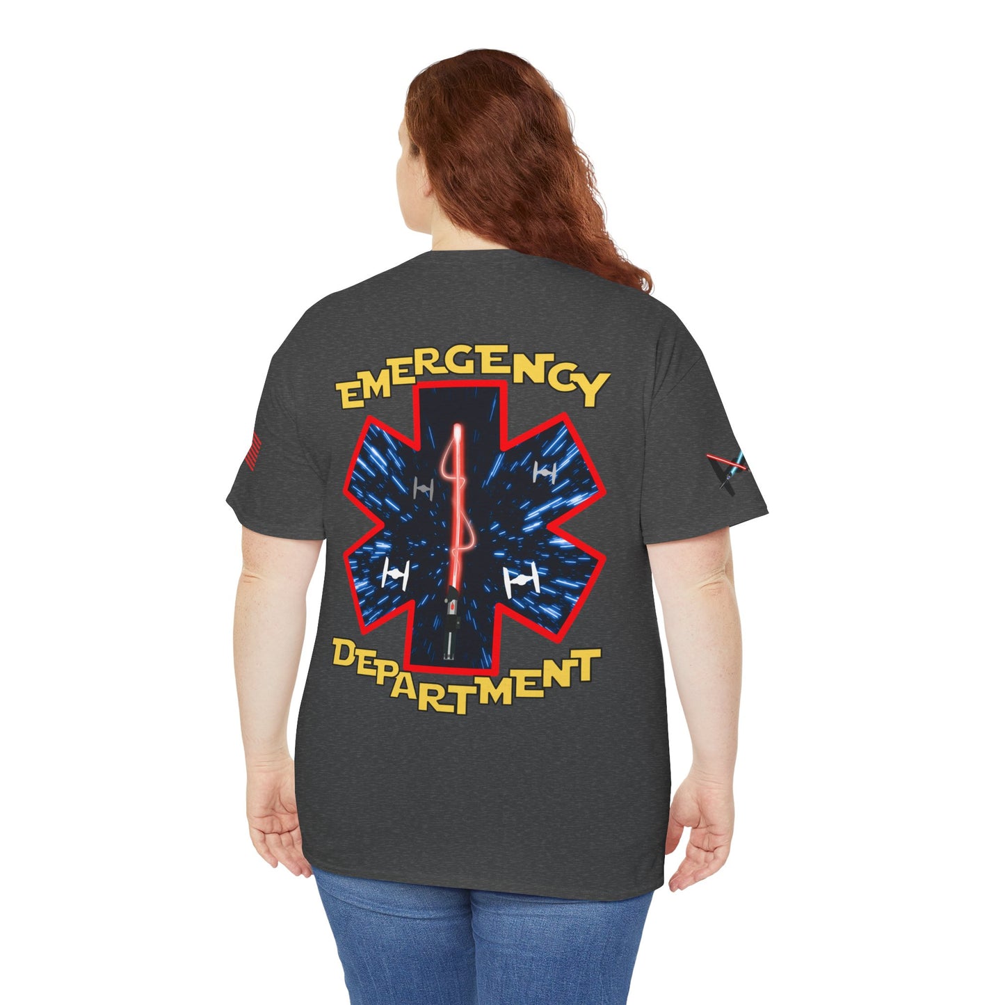 Embrace the dark side galactic Unisex Heavy Cotton Tee