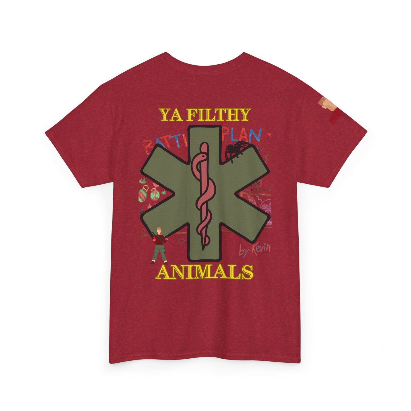 Home alone hospital edition Christmas Unisex Heavy Cotton Tee