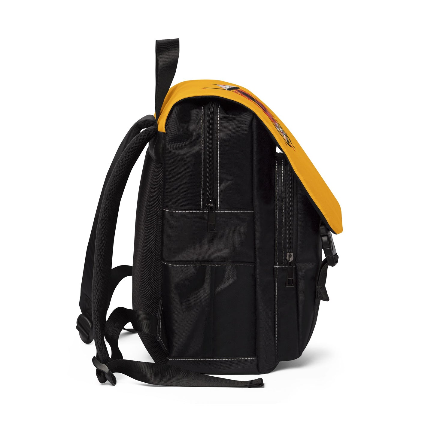 Unisex Casual Shoulder Backpack Stone Cradle Lady Stone