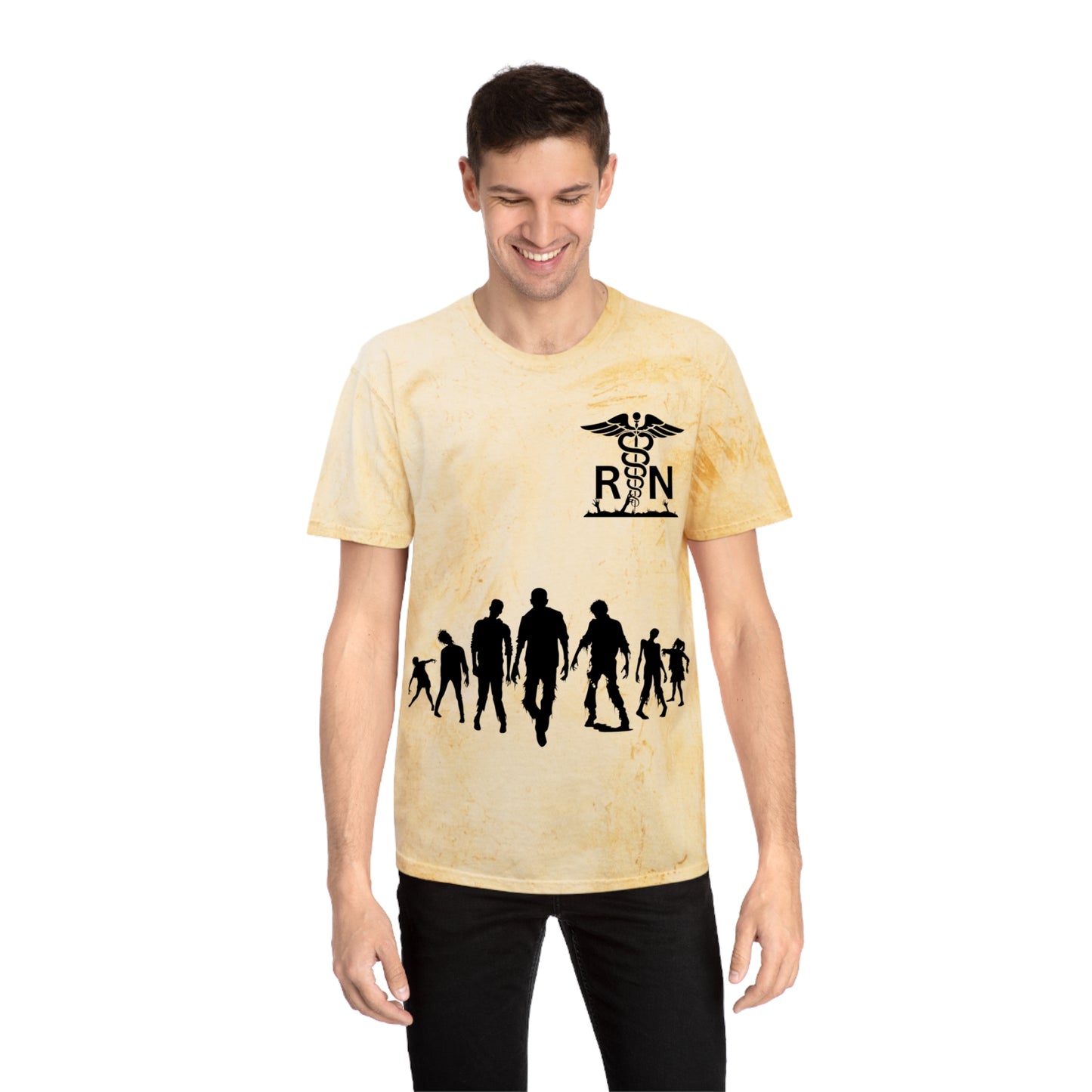 Night of the undead full blood moon zombie horde RN comfort colors Unisex Color Blast T-Shirt