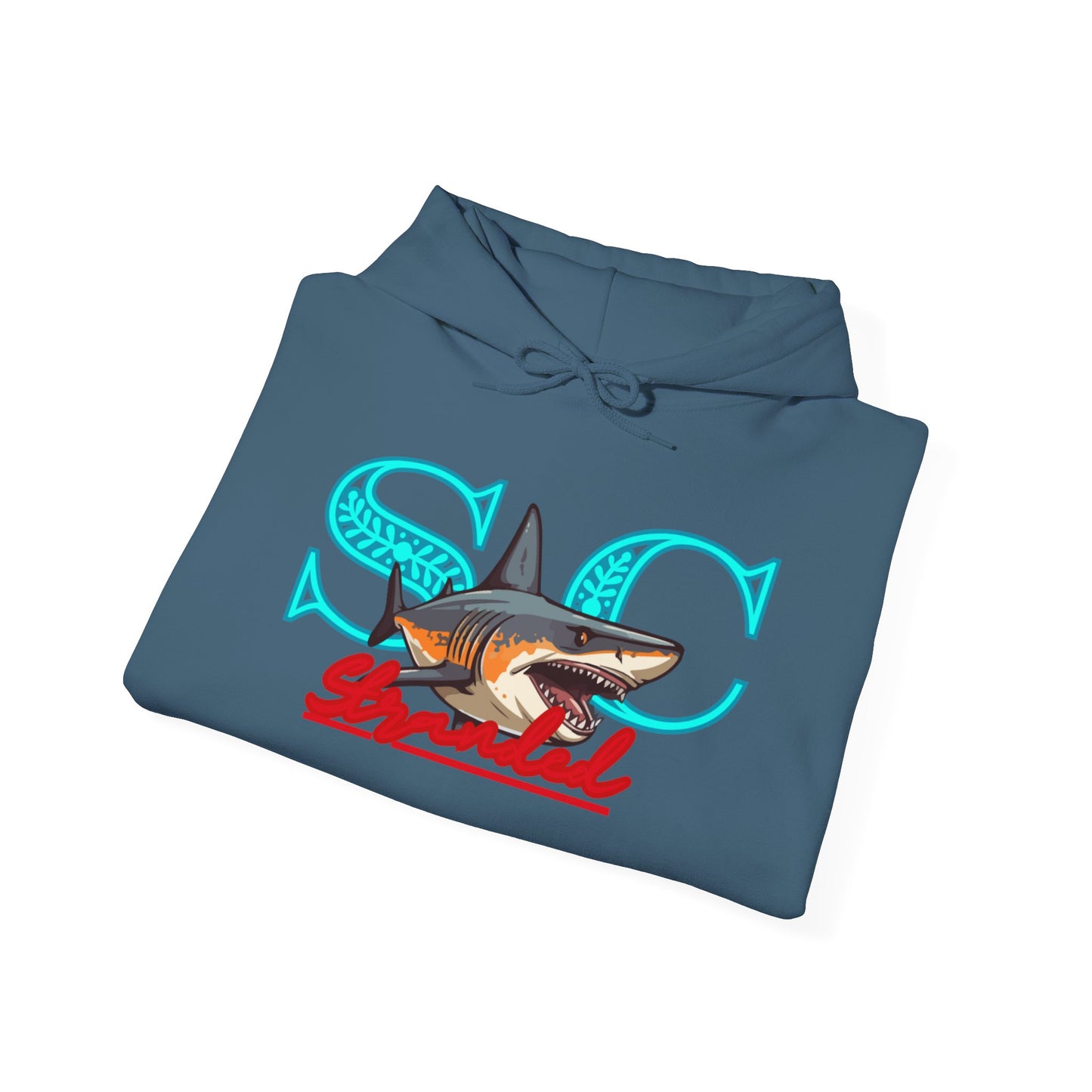 Hooded sweat shirt (stone cradle) stranded line
