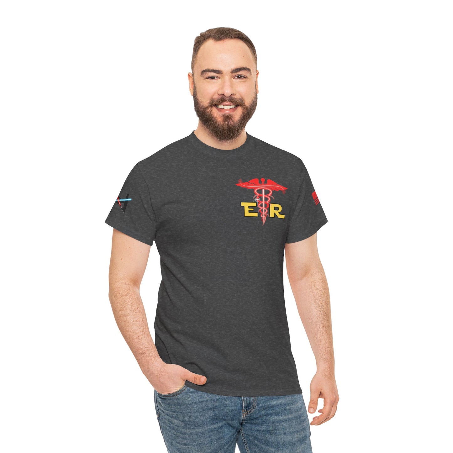 Embrace the dark side galactic Unisex Heavy Cotton Tee